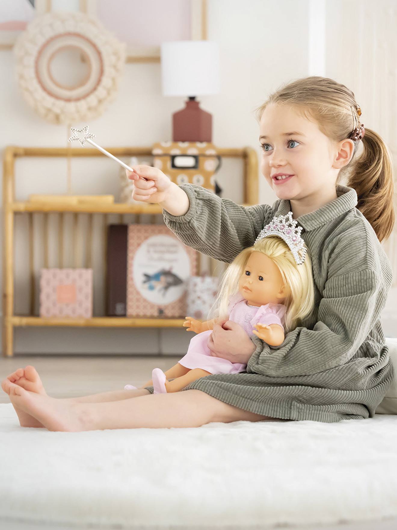Coffret Princesse et Accessoires pour poupée 36cm