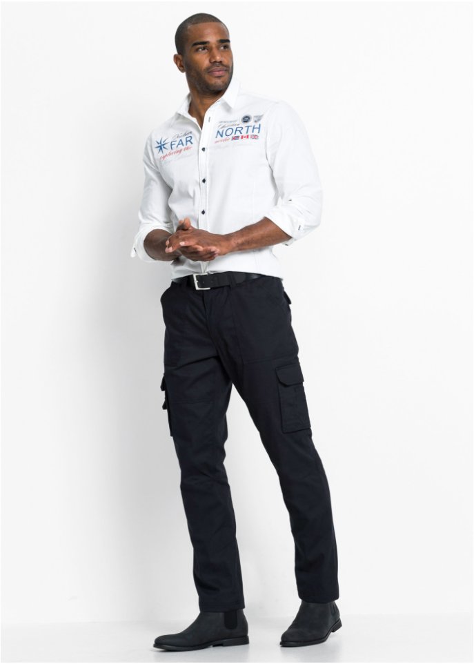 Loose Fit Thermo-Cargohose m. Teflonausrüstung, Straight