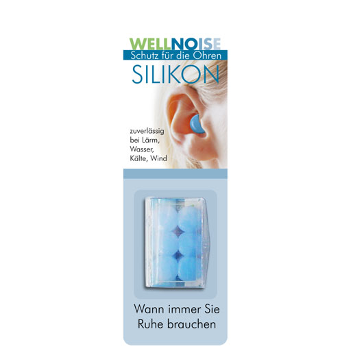 WELLNOISE Ohrenstopfen blau Blister  3X2 St