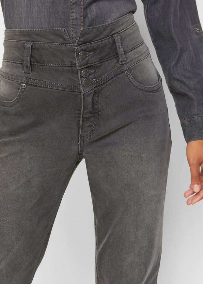 Wide Fit Shaping-Super-Stretch-Jeans, Highwaist