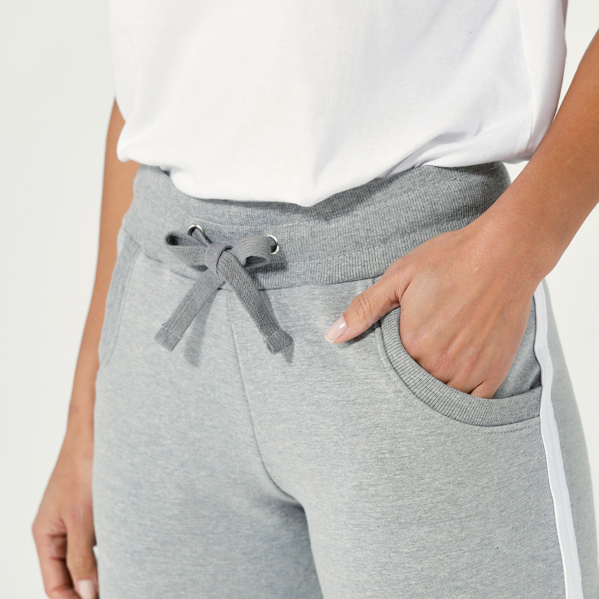 Pantacourt blousant bicolore