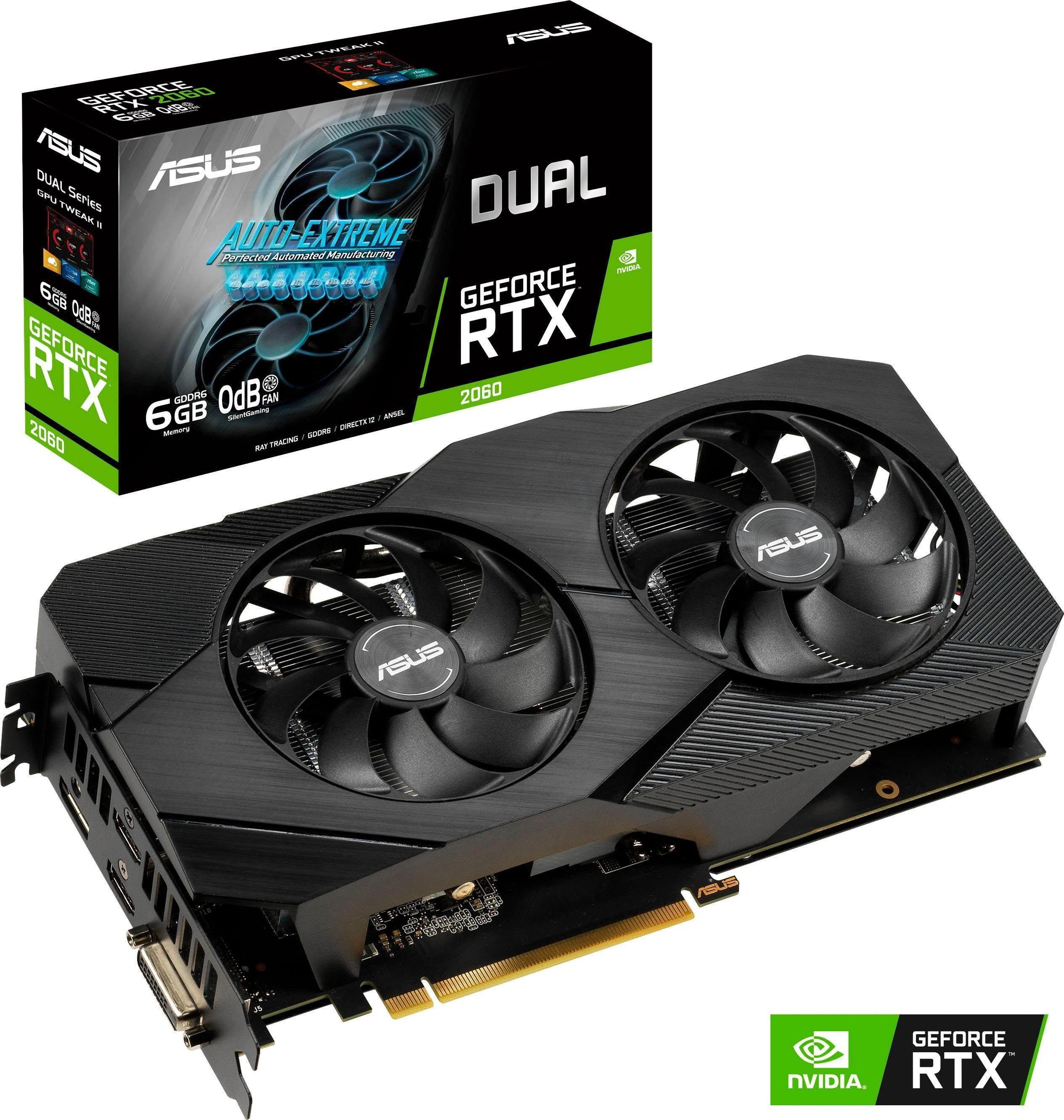 Asus DUAL RTX 2060 6G EVO Grafikkarte (6 GB, GDDR6)