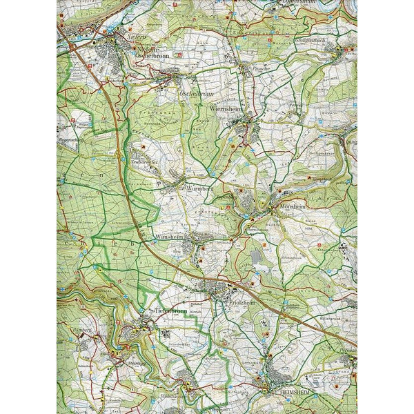 Freizeitkarte Pforzheim  1 : 50 000 - Wanderkarte