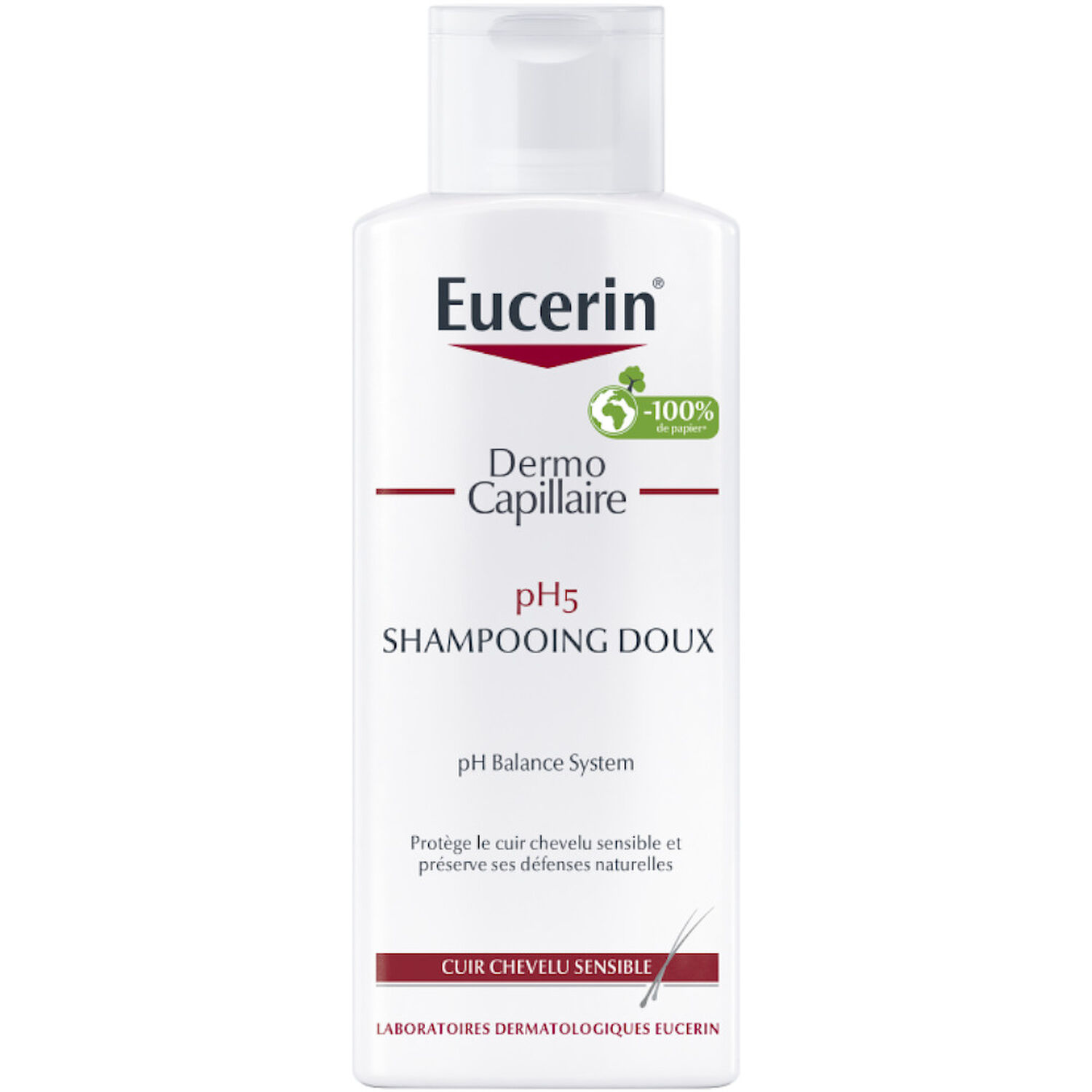 Eucerin DermoCapillaire pH5 Shampoing Doux - Cuir chevelu sensible