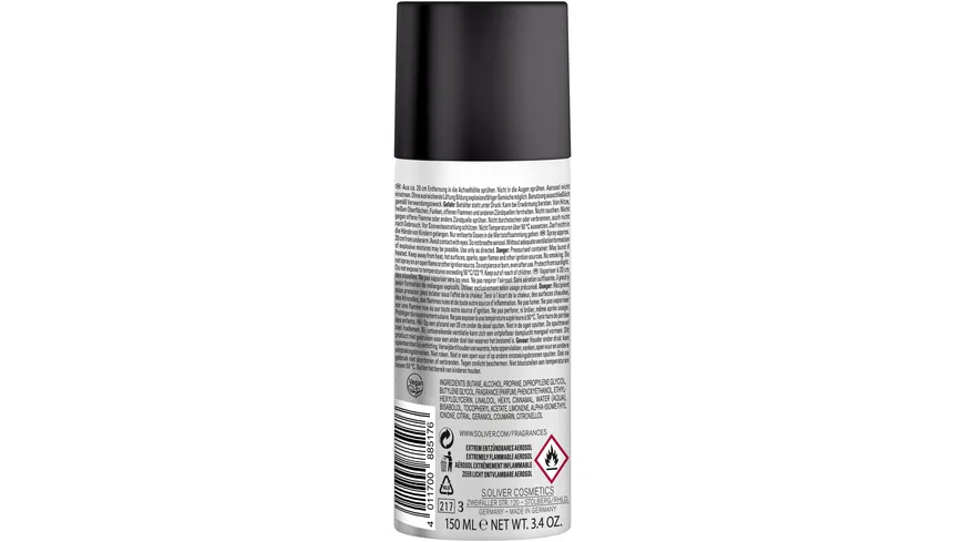 s.Oliver SO PURE Men Deo Spray 150 ml