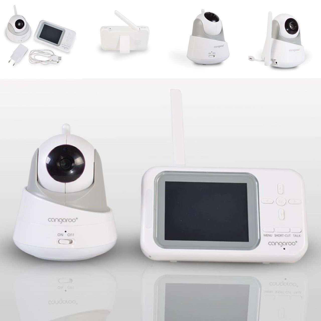 Cangaroo Video-Babyphone Babyphone Focus Kamera 3,5