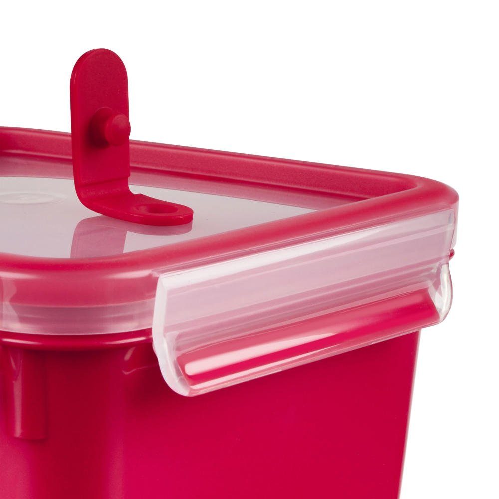 Emsa Frischhaltedose Quadratisch CLIP & MICRO 1.3L, Kunststoff, (1-tlg)