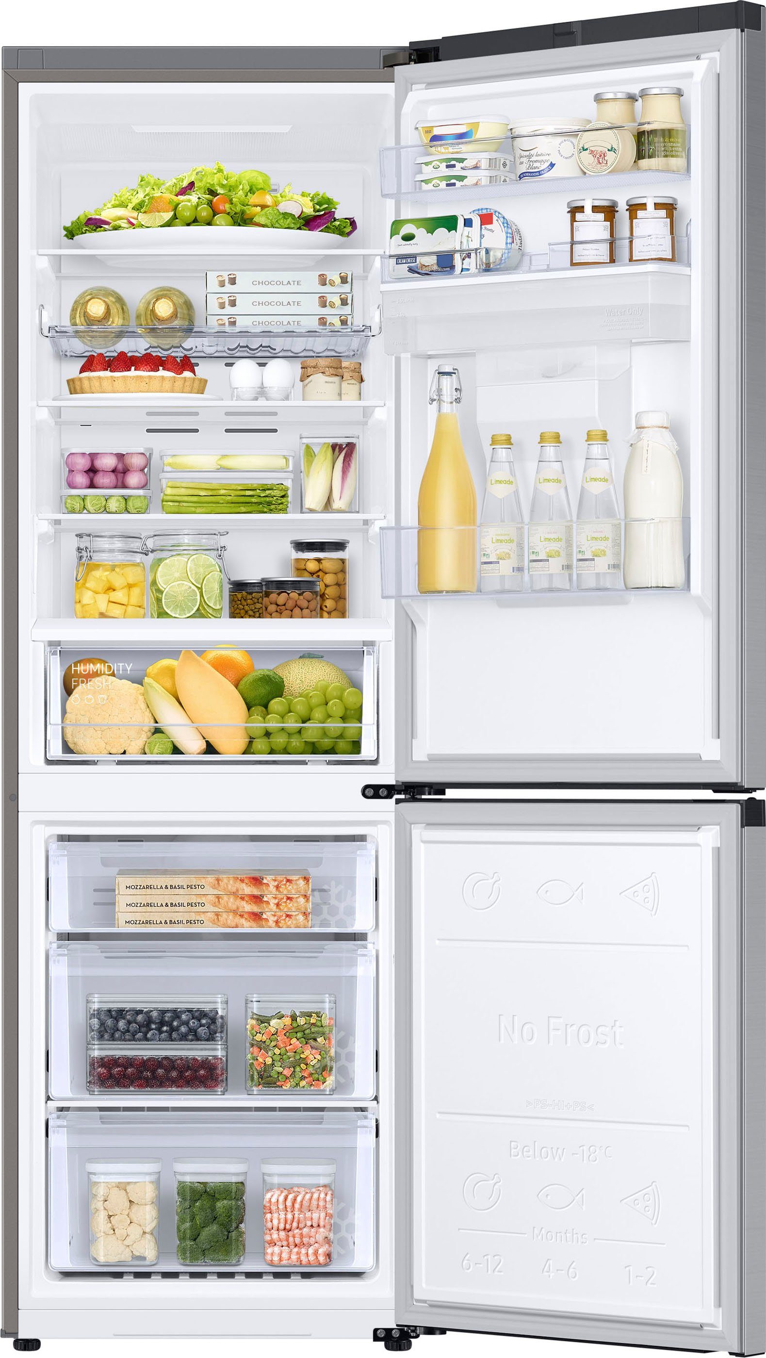 Samsung Kühl-/Gefrierkombination RL34C652CSA, 185,3 cm hoch, 59,5 cm breit