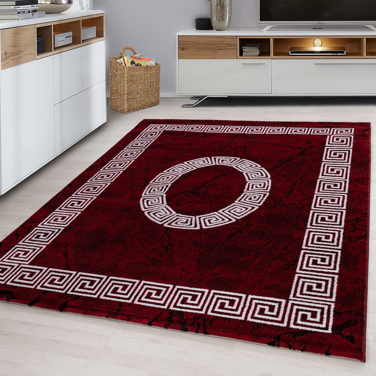 Ayyildiz Teppich, PLUS 8009, RED, 140 x 200 cm