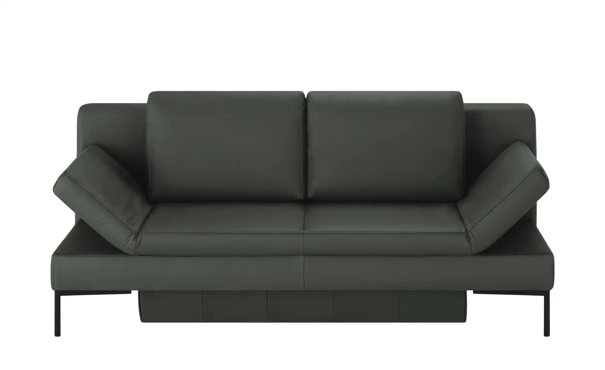 Schlafsofa mit Sitz- und Rückenfläche aus Echtleder Kenny