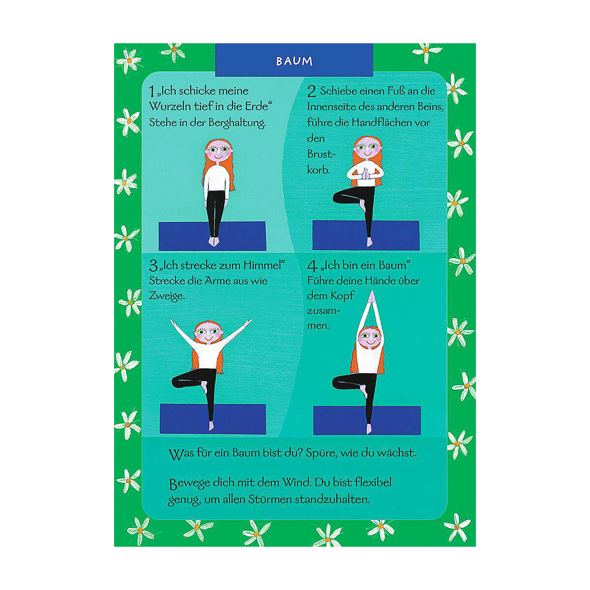 Yoga für Kinder, 50 Karten