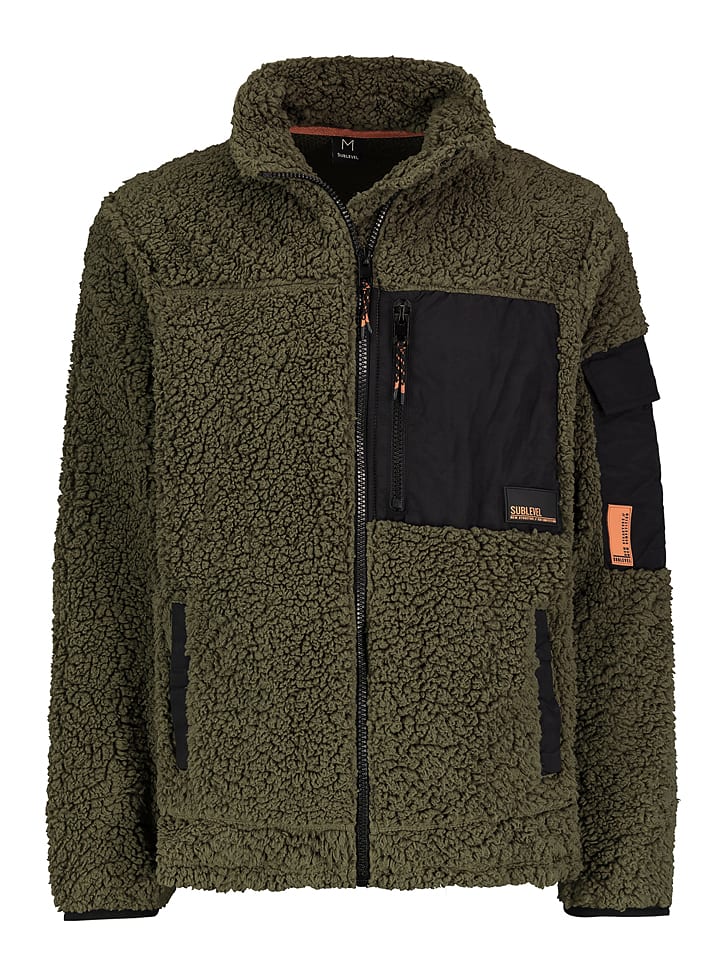 Sublevel Fleecejacke in Khaki günstig kaufen