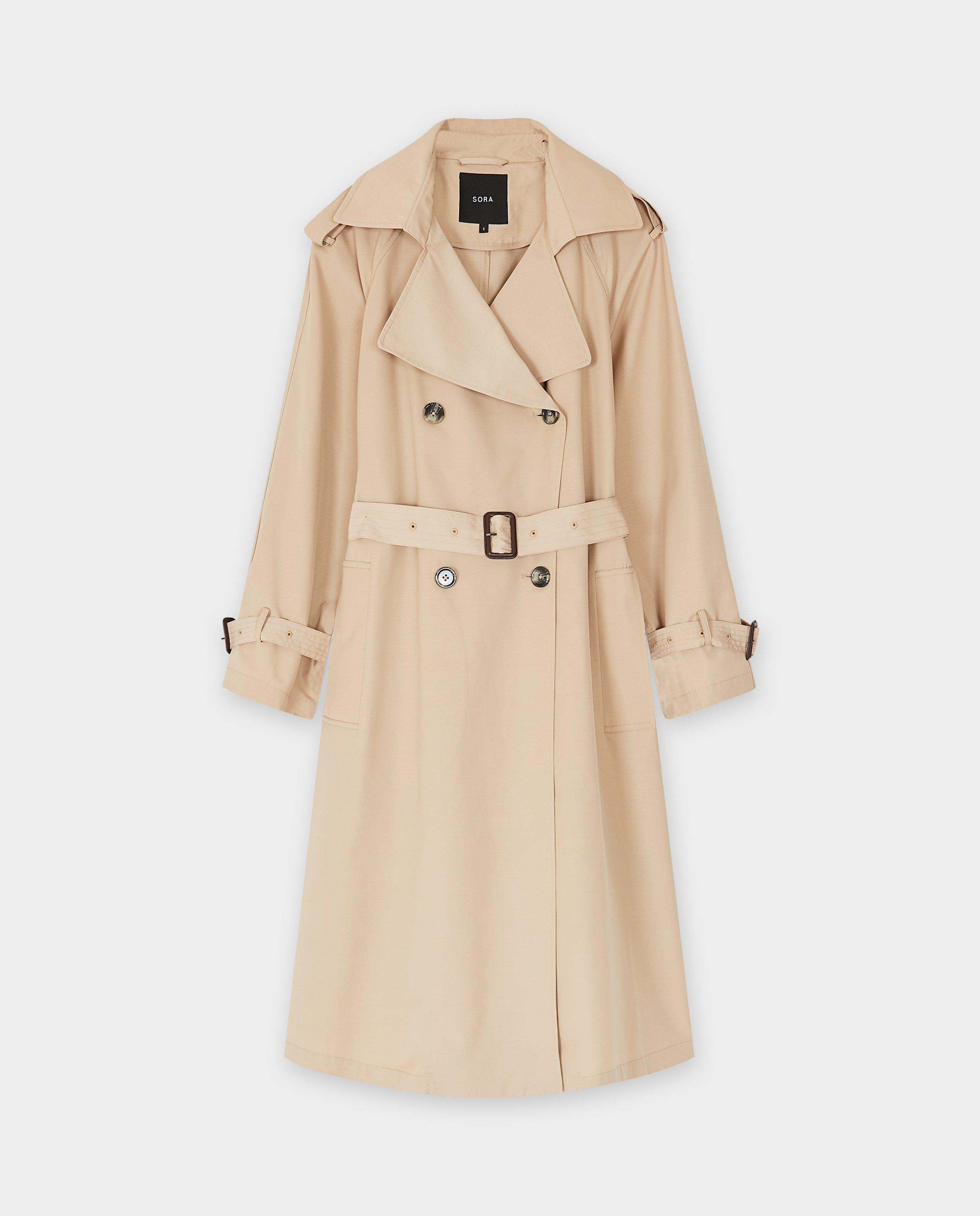 Trench Sora Beige bej deschis