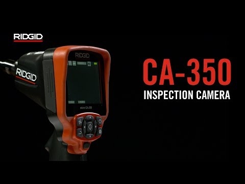 Cameră de inspecție Ridgid 55903 Model CA-350, inclusiv card SD de 8 GB