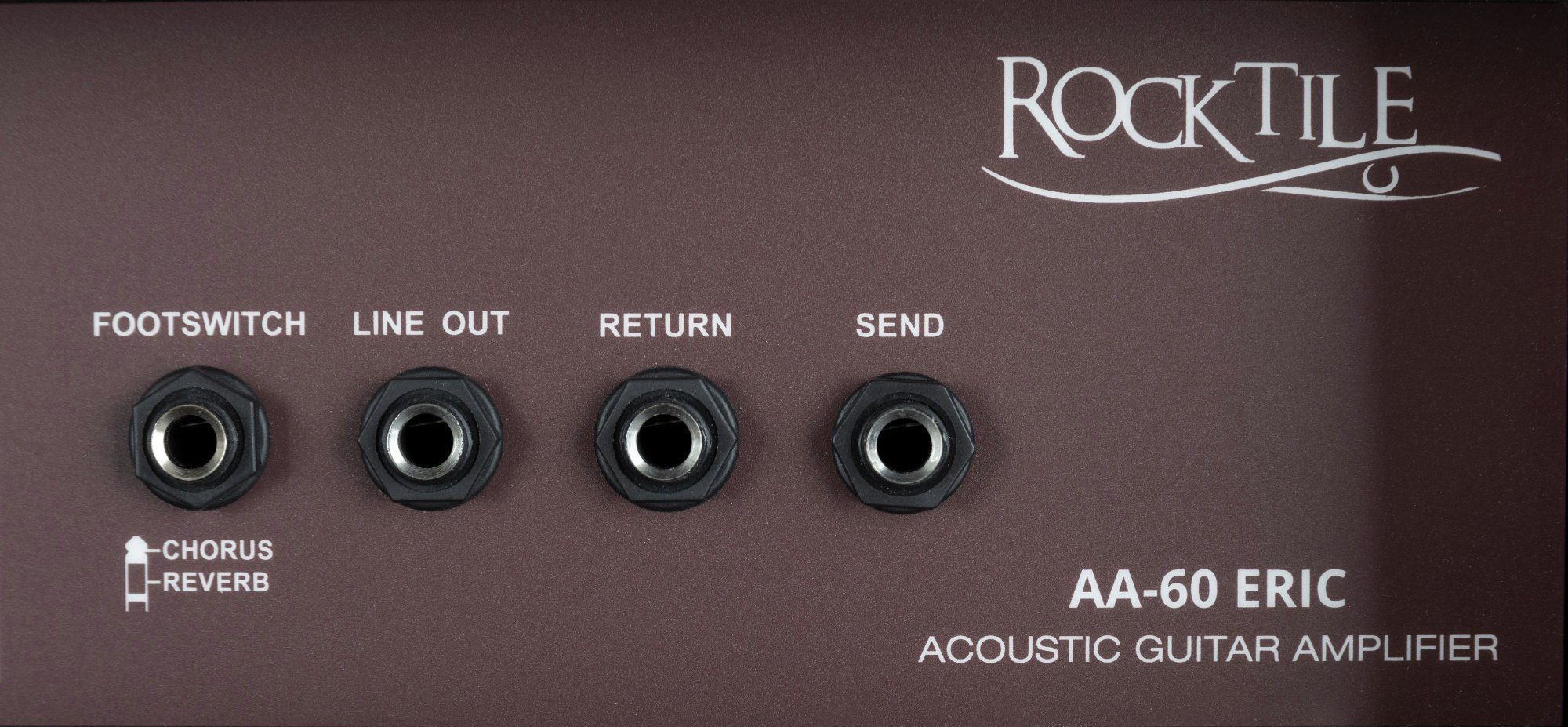 Rocktile AA-60 Eric Akustikverstärker Verstärker (Anzahl Kanäle: 2 (Mikrofon und Gitarre), 60 W, Comboverstärker - 5-Band EQ - Reverb-Effekt für Gesang und Gitarre)