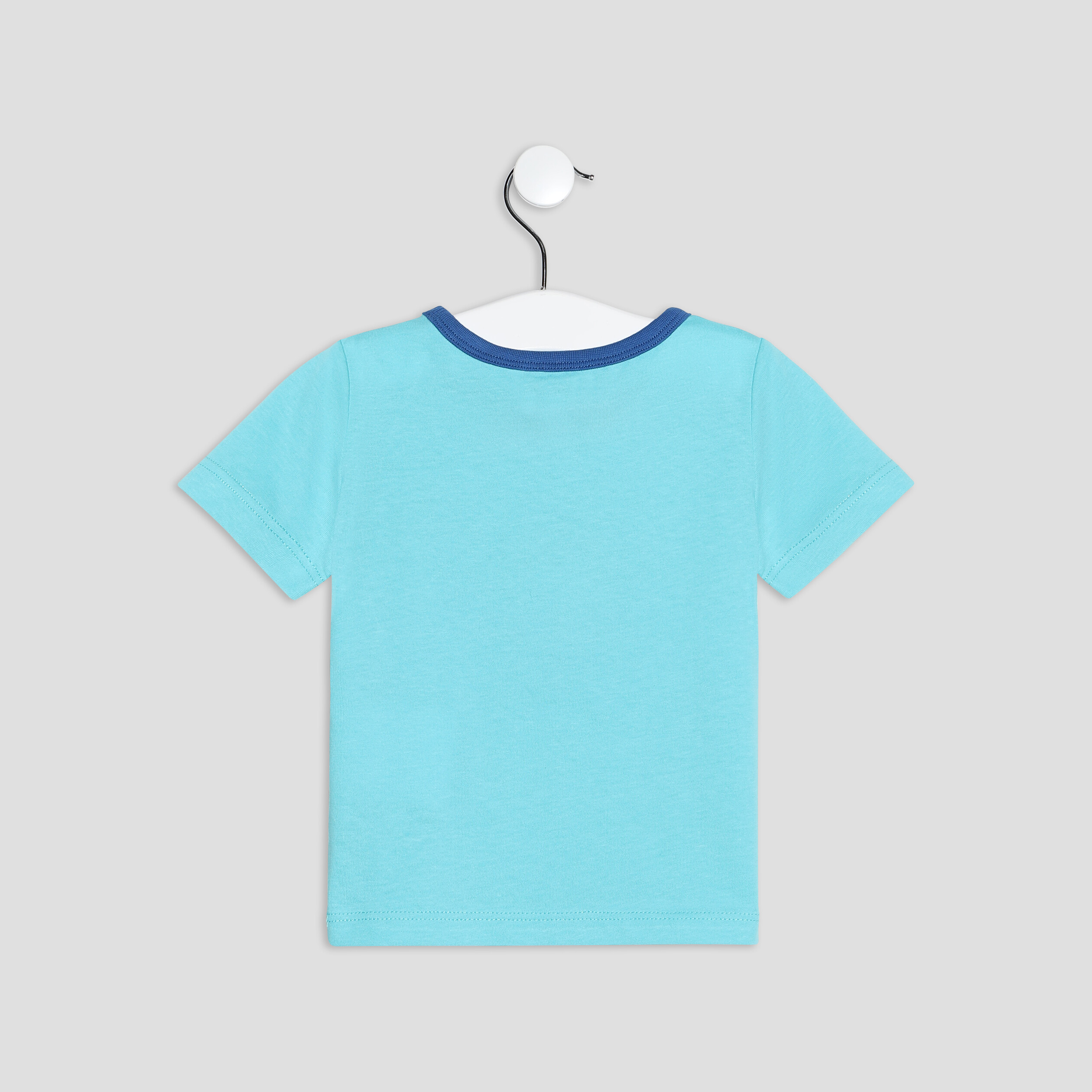 Ensemble 2 pièces bleu turquoise bébé garçon | La Halle