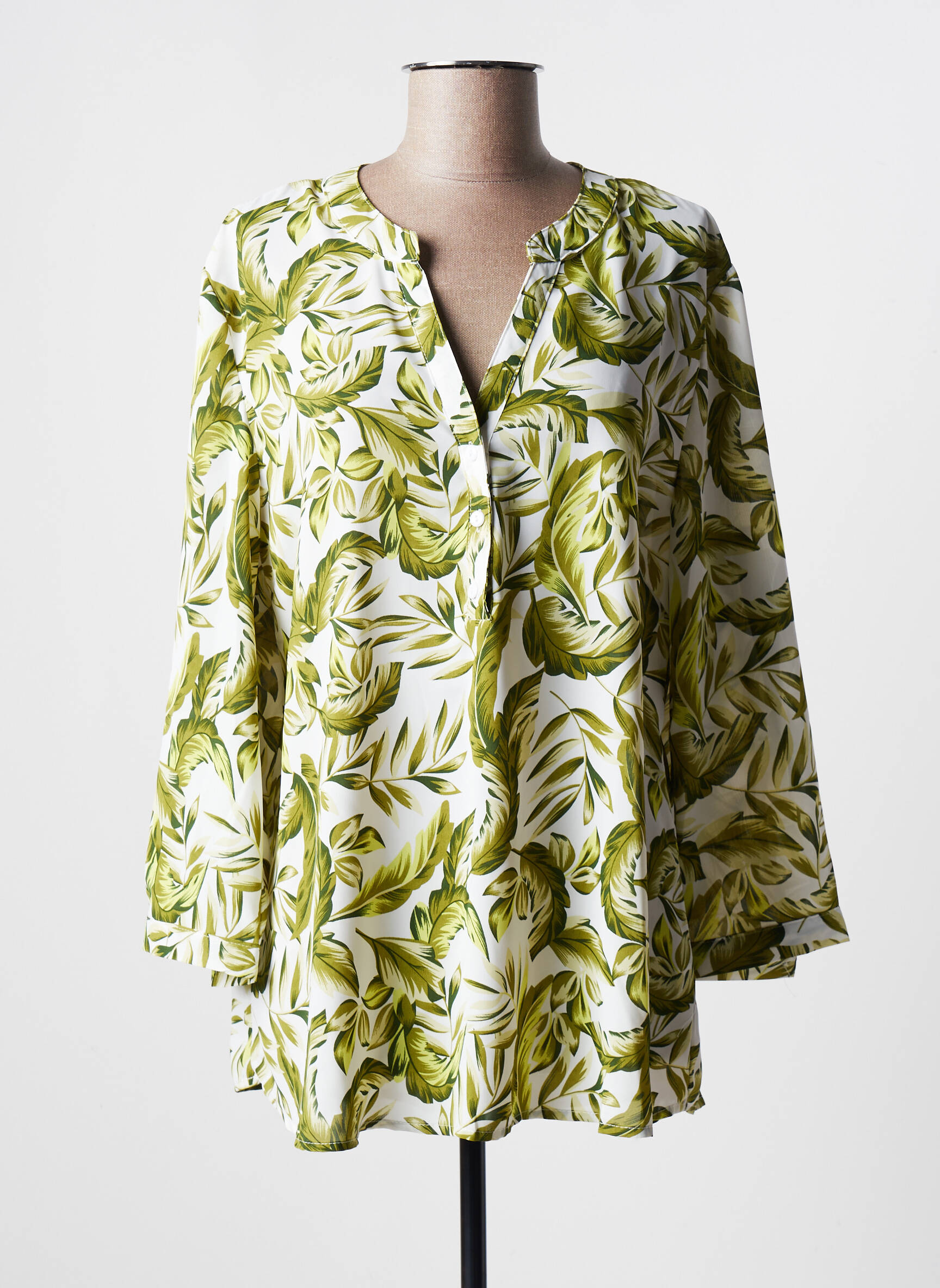 Christy Tuniquemanchelongue Femme couleur vert