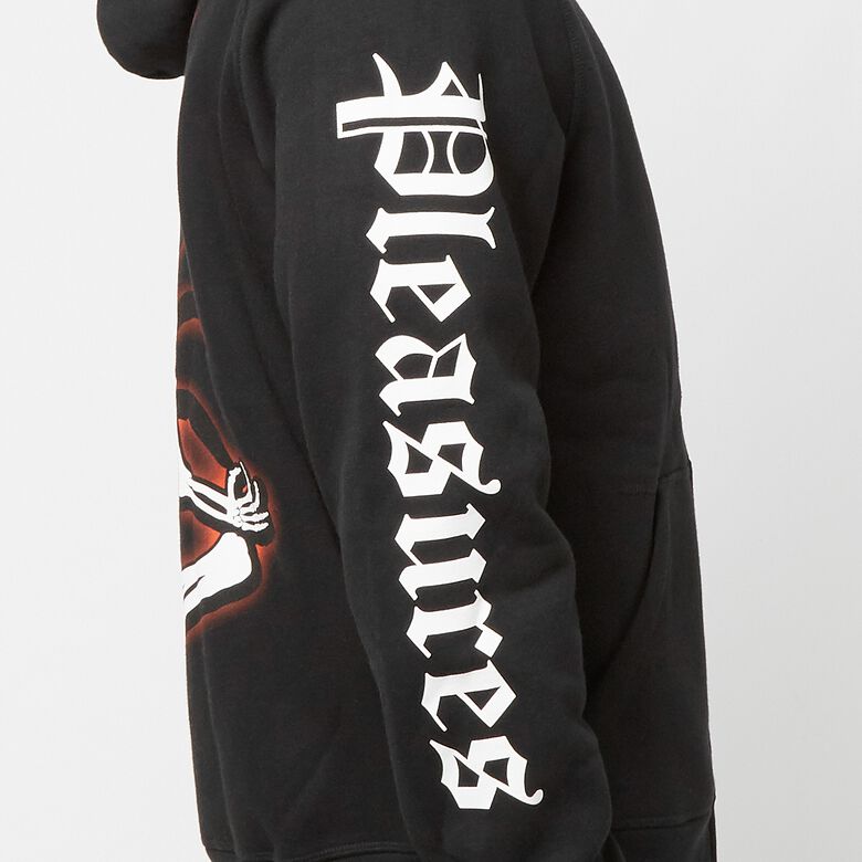 Pleasures Meditation Zip Hoodie black