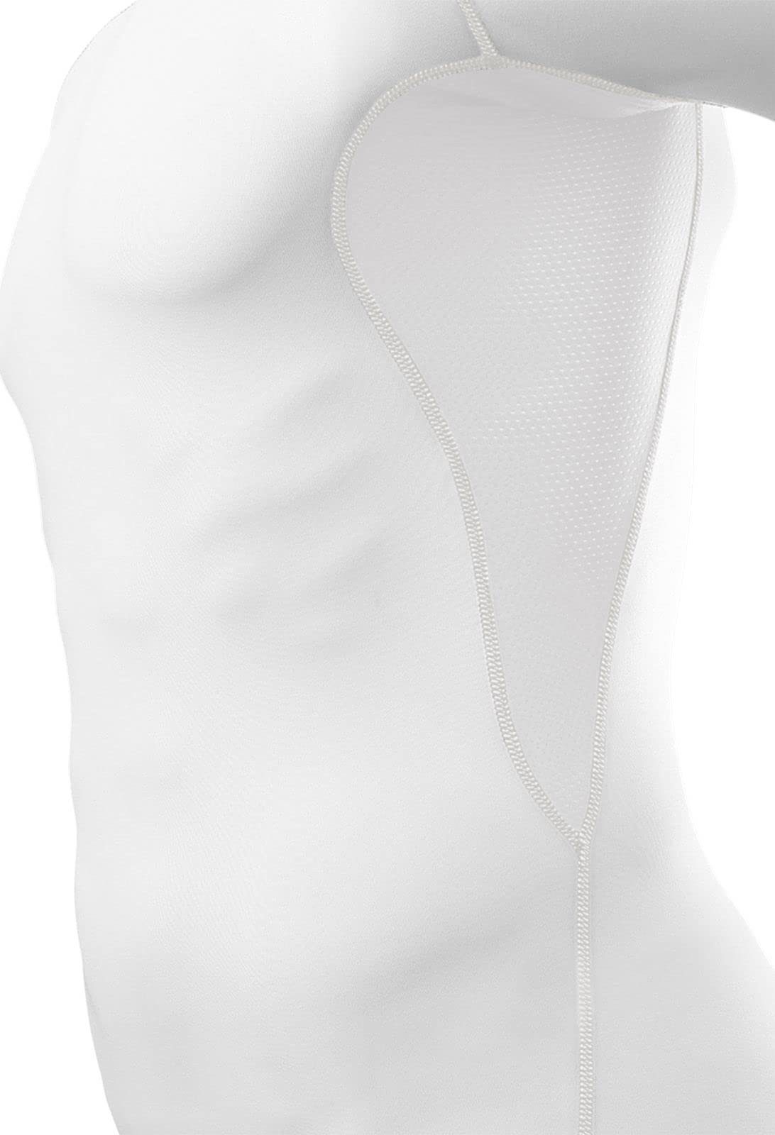 TCA Funktionsunterhemd TCA Herren HyperFusion Sportshirt, kurzärmlig, elastisch - Weiss