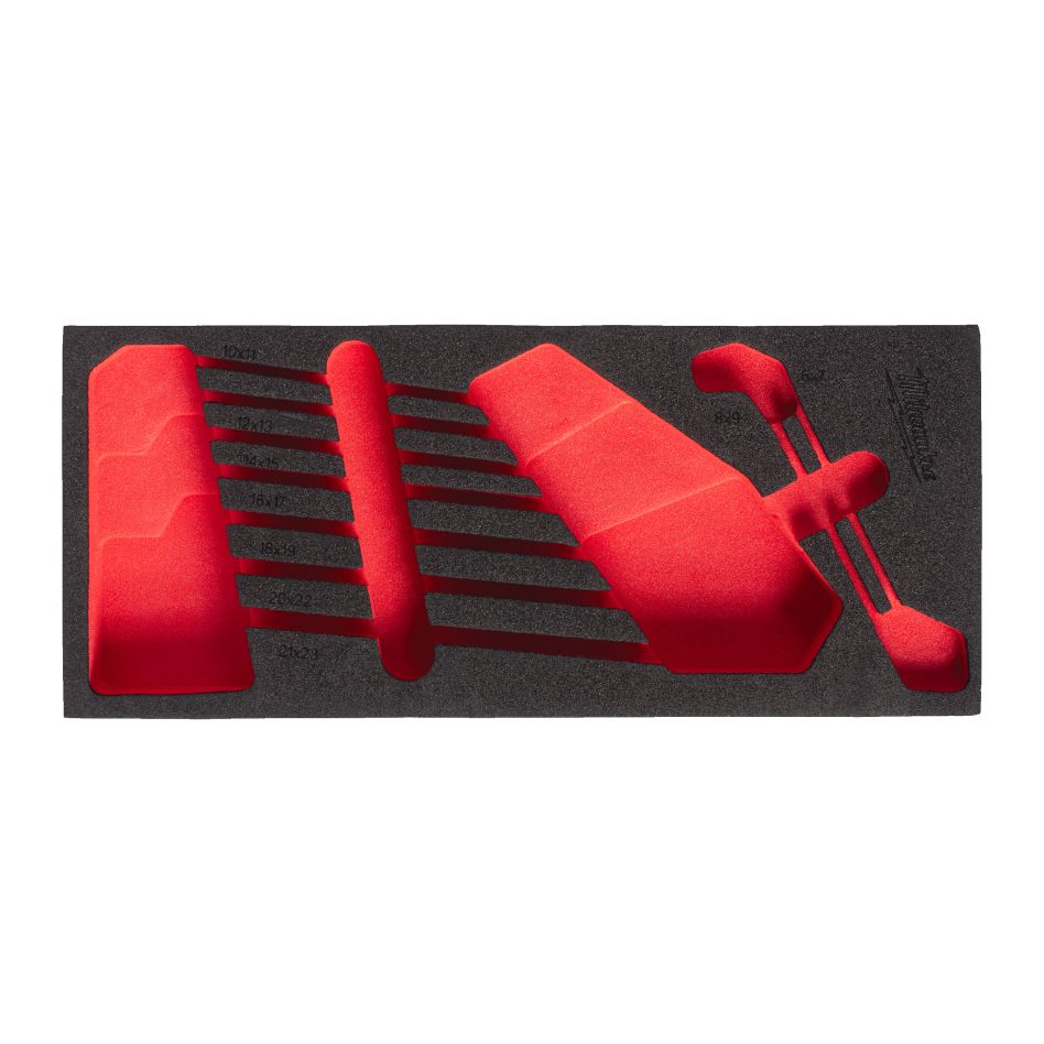 Milwaukee Accessoires 4932499087 Vervangende foam inlay voor dubbele ringsleutelset