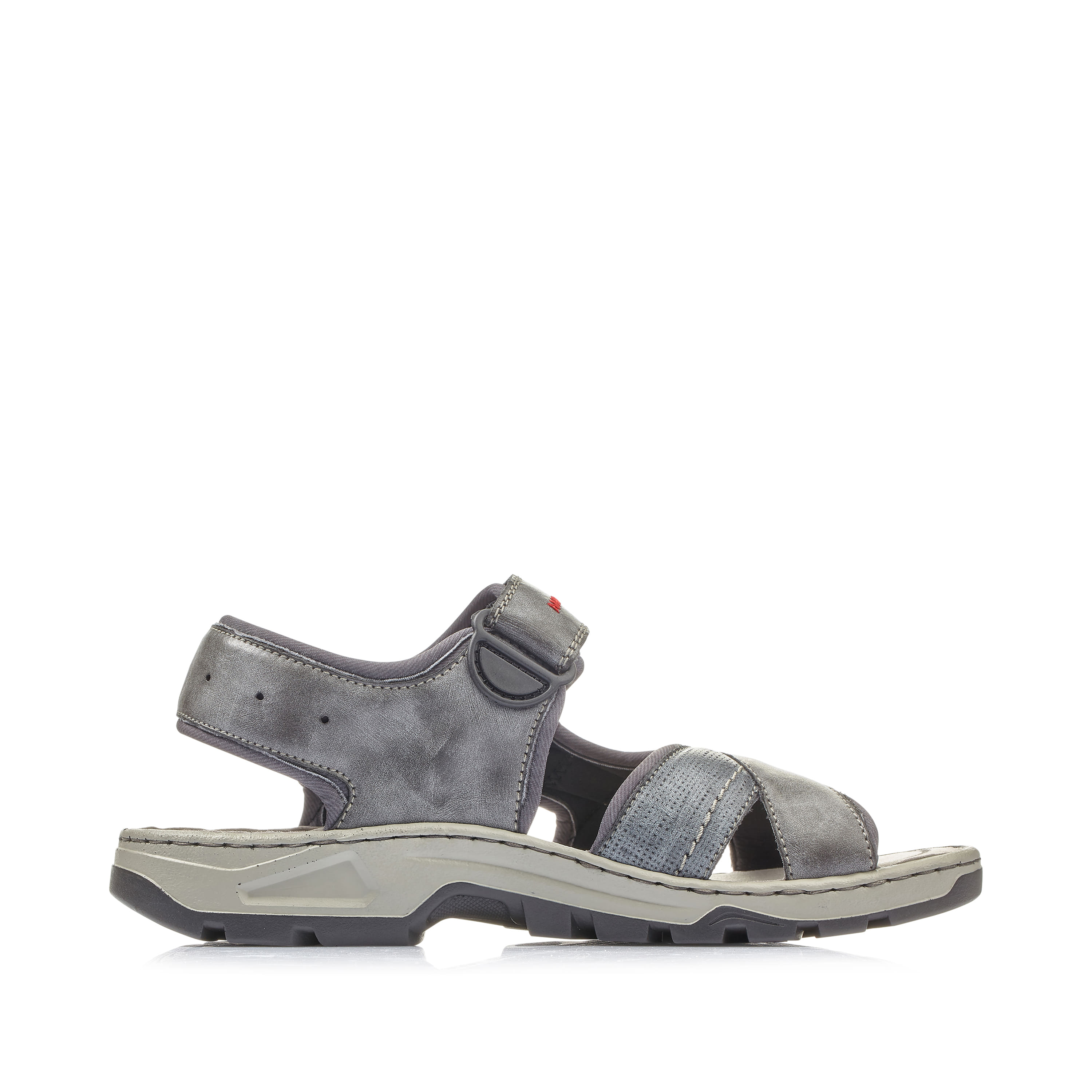 Rieker Herren Trekkingsandalen asphaltgrau