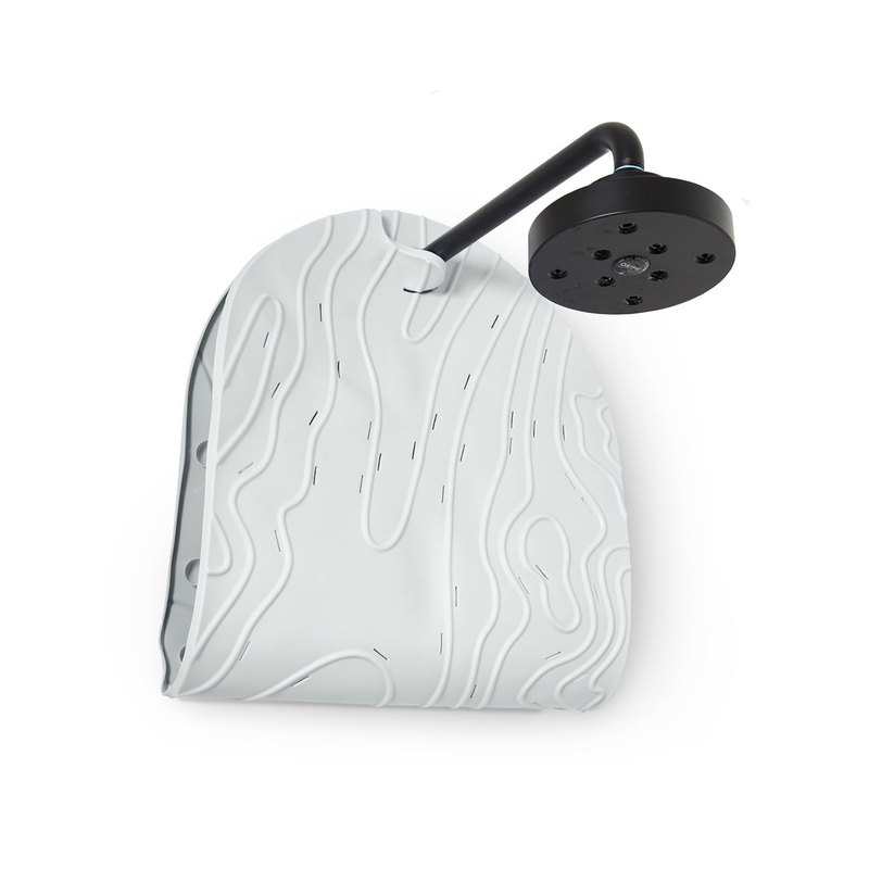 Tapis de bain antidérapant gris