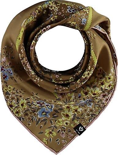 FRAAS Nickituch mit Blümchen-Print aus reiner Seide