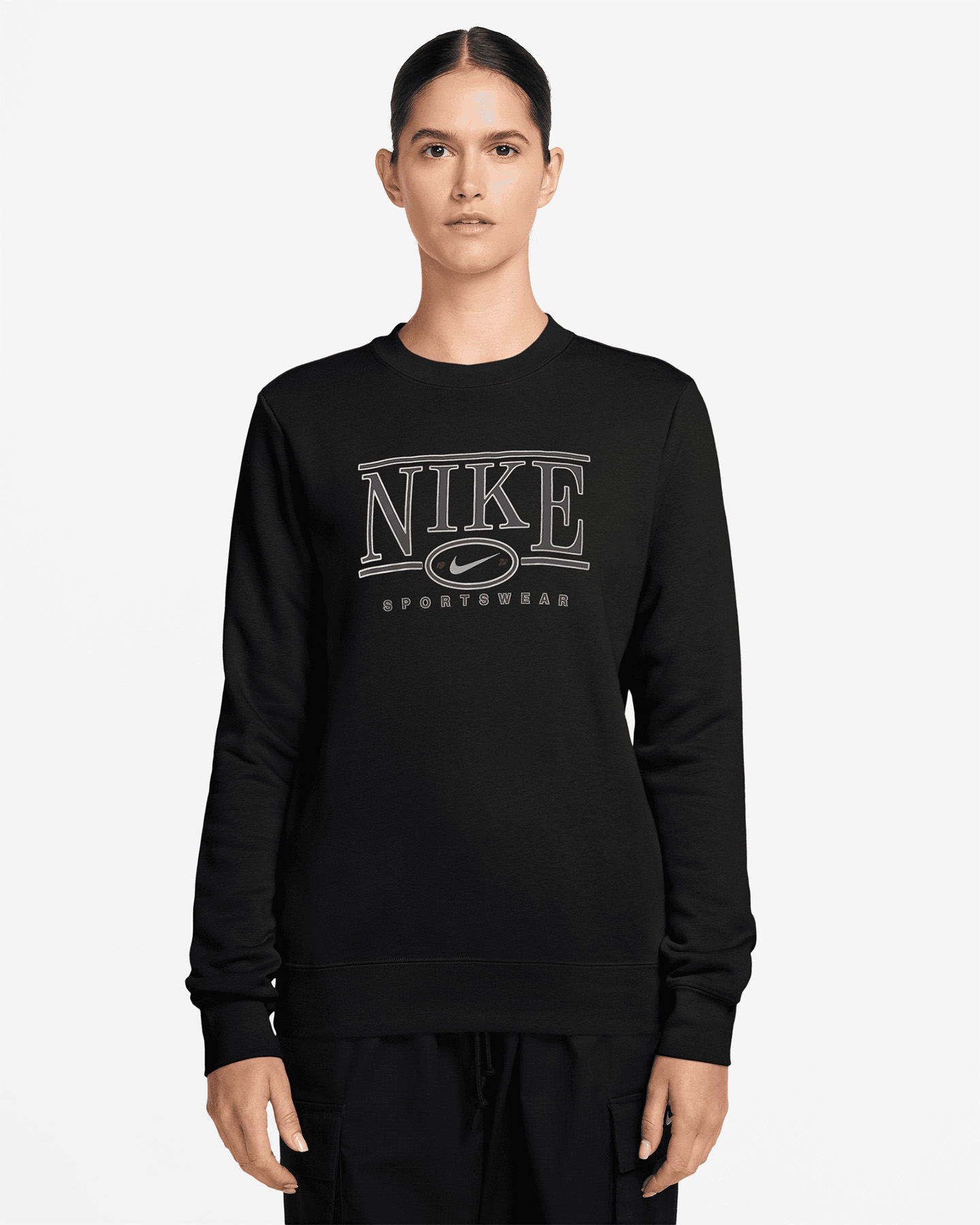 Felpa Nike Club Big Logo W HJ0979-010