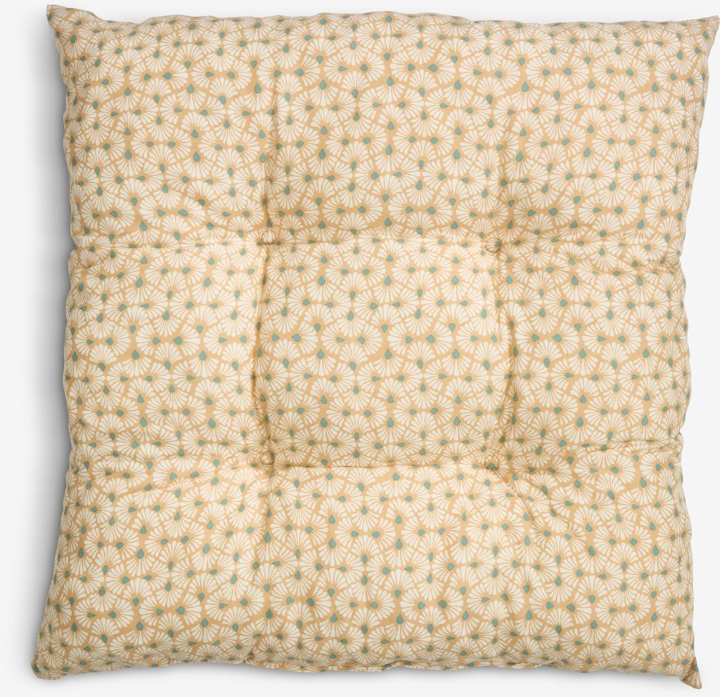 SELJE Poduszka na krzesło SELJE 40x40x8 latte/benzyna