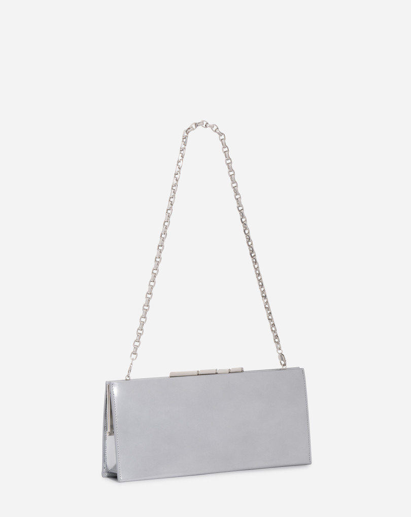 SAC POCHETTE SEQUENCE BY LANVIN EN CUIR MÉTALLISÉ