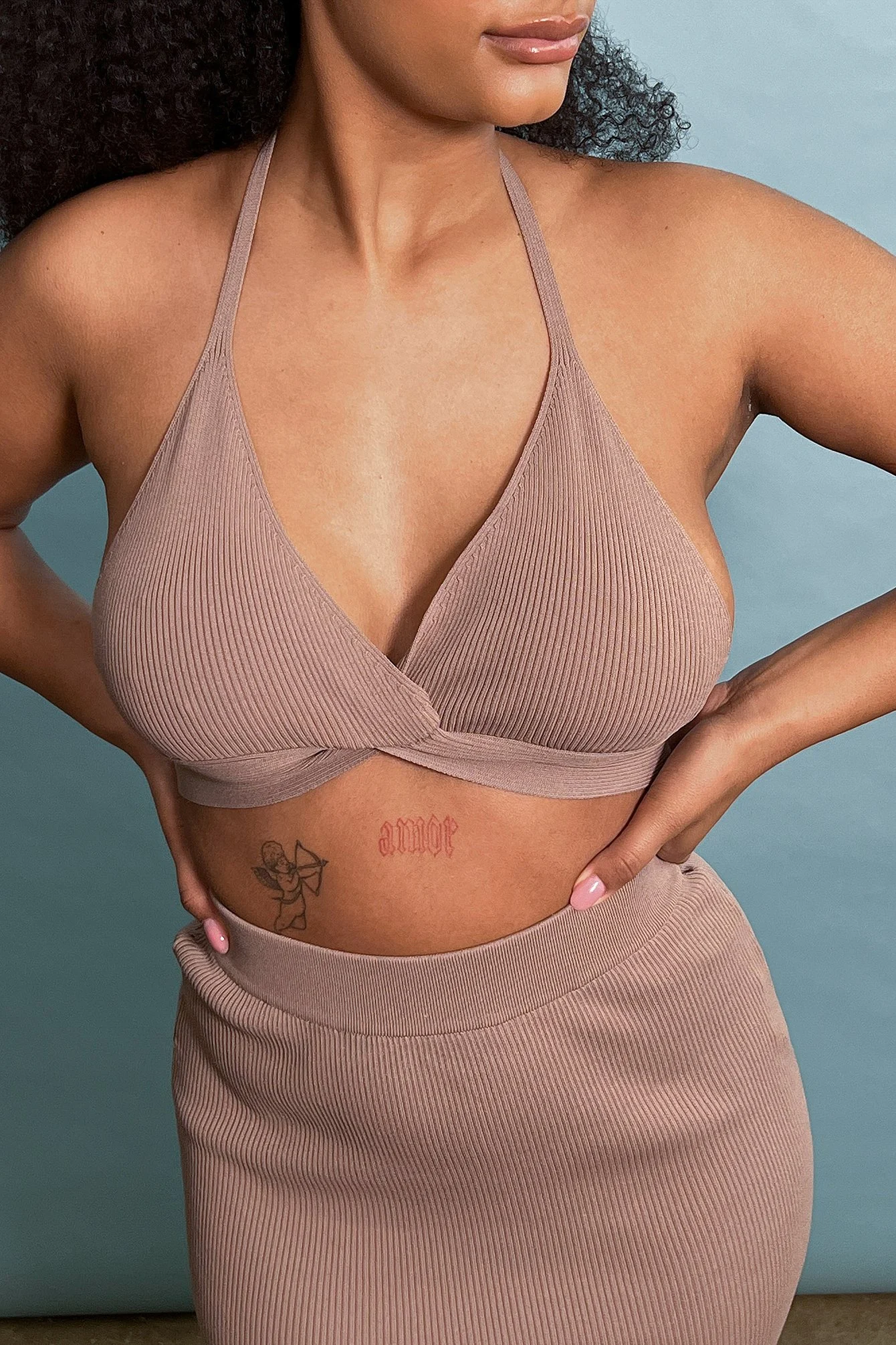 Feingestrickte Bralette