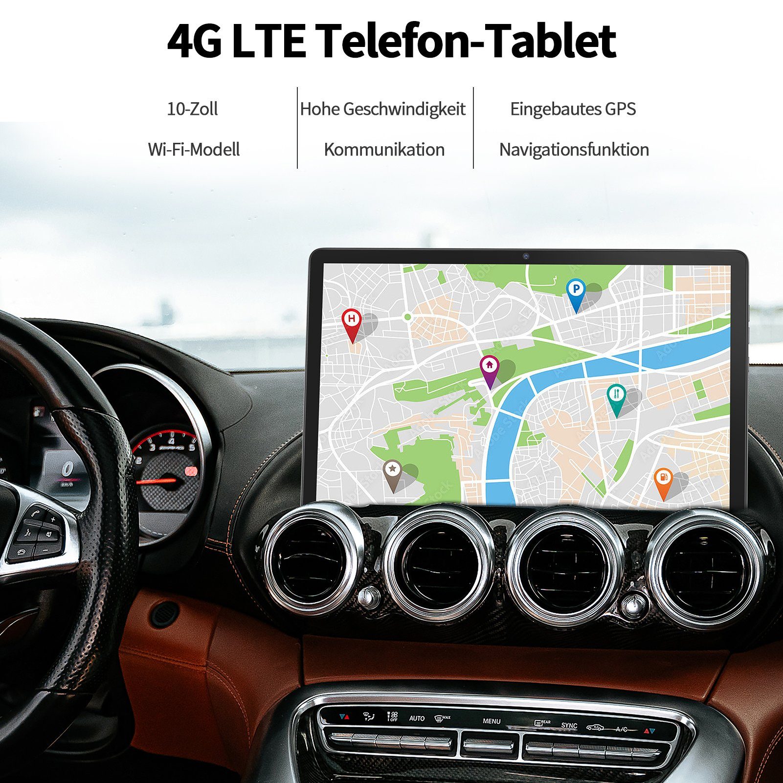 Ulife VASOUN M40, grau, 8000mAh Akku, 5MP+13MP, BT 5.0 Tablet (10