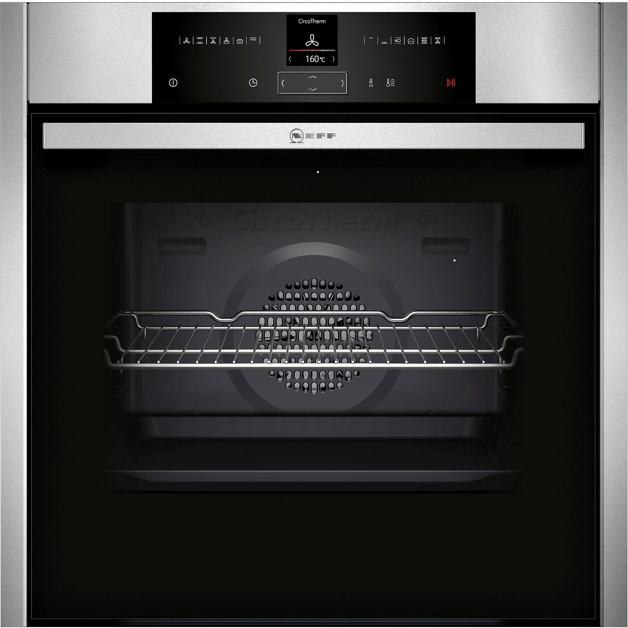 NEFF Einbaubackofen N 70 B15CR22N1, mit Teleskopauszug nachrüstbar, easyClean, CircoTherm®-Heißluft