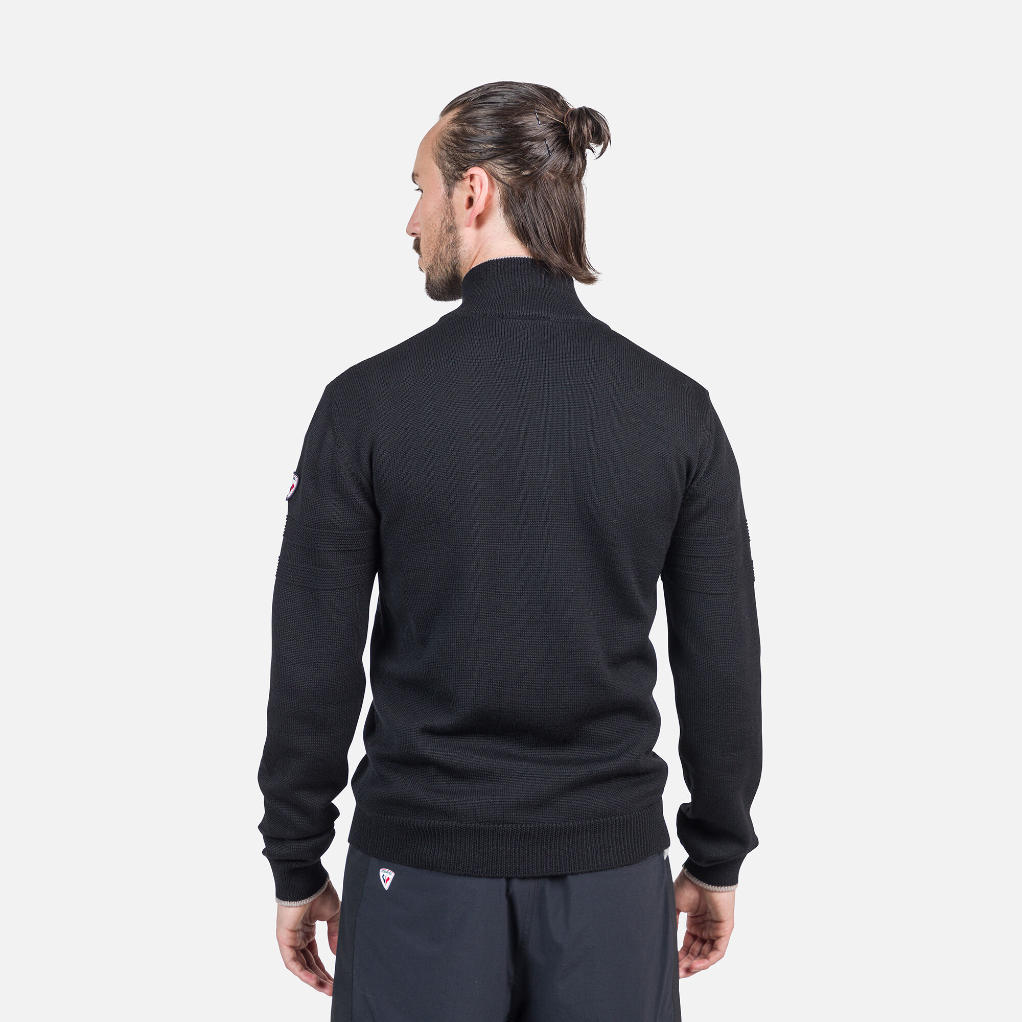 Pull en maille à demi-zip homme