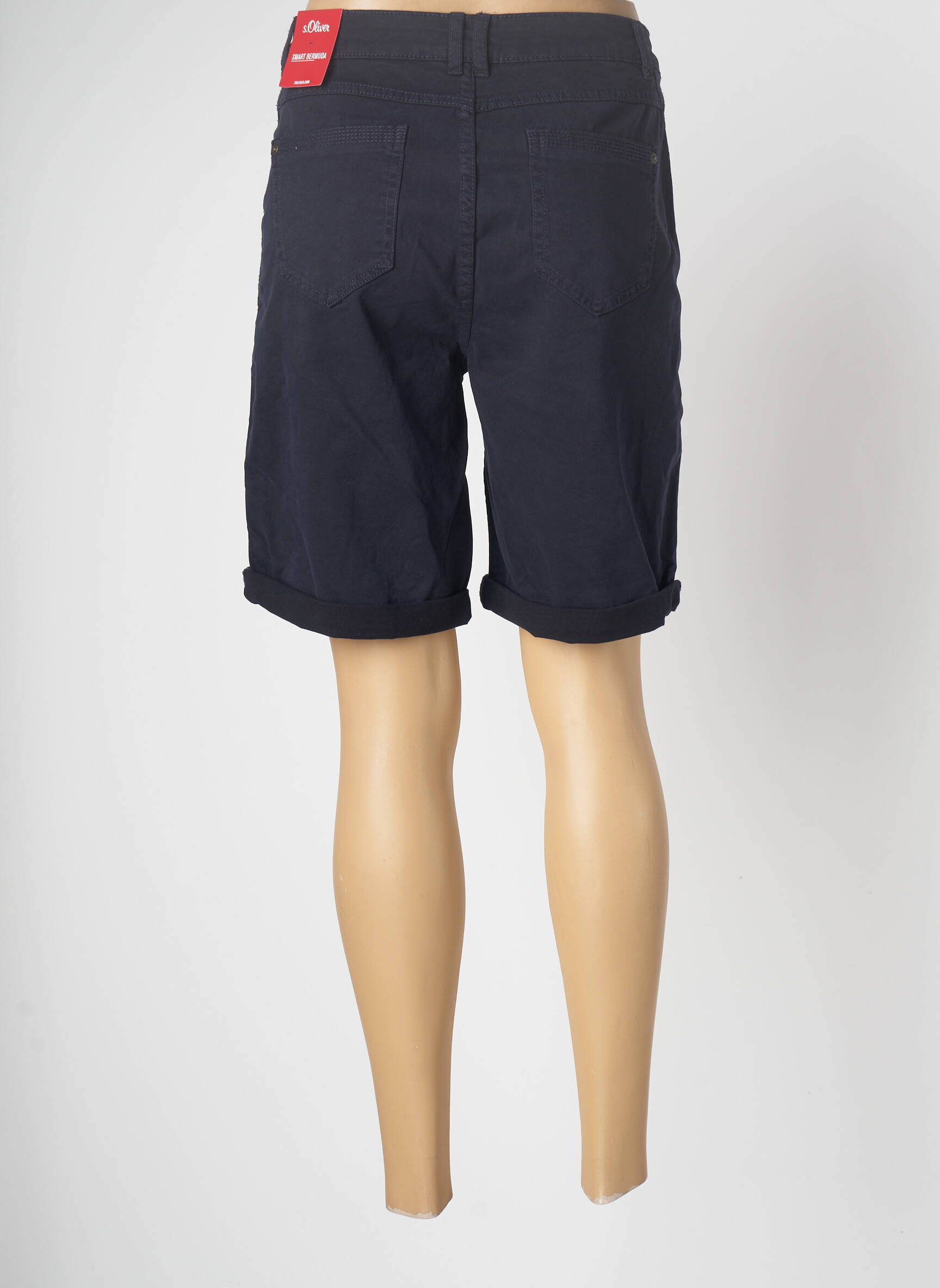 S Oliver Bermudas Femme couleur bleu