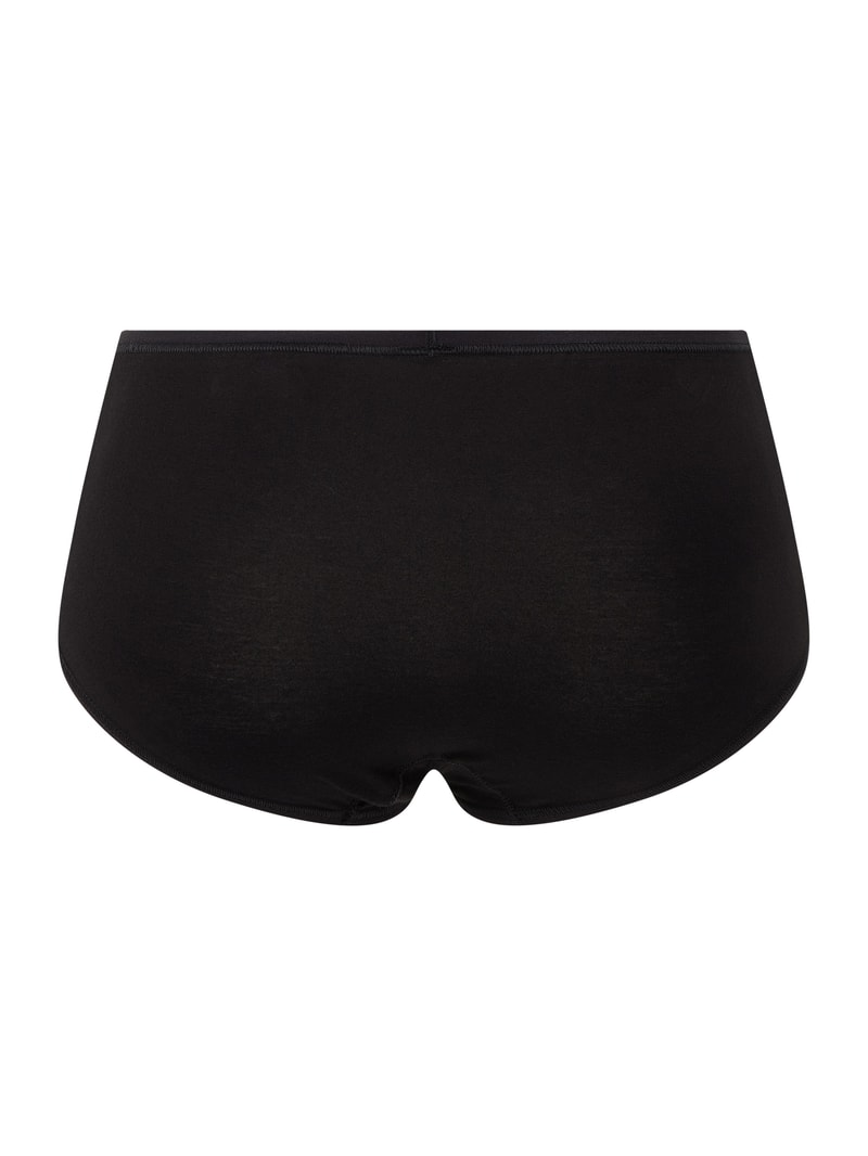 Panty mit Stretch-Anteil Modell 'Organic' in schwarz