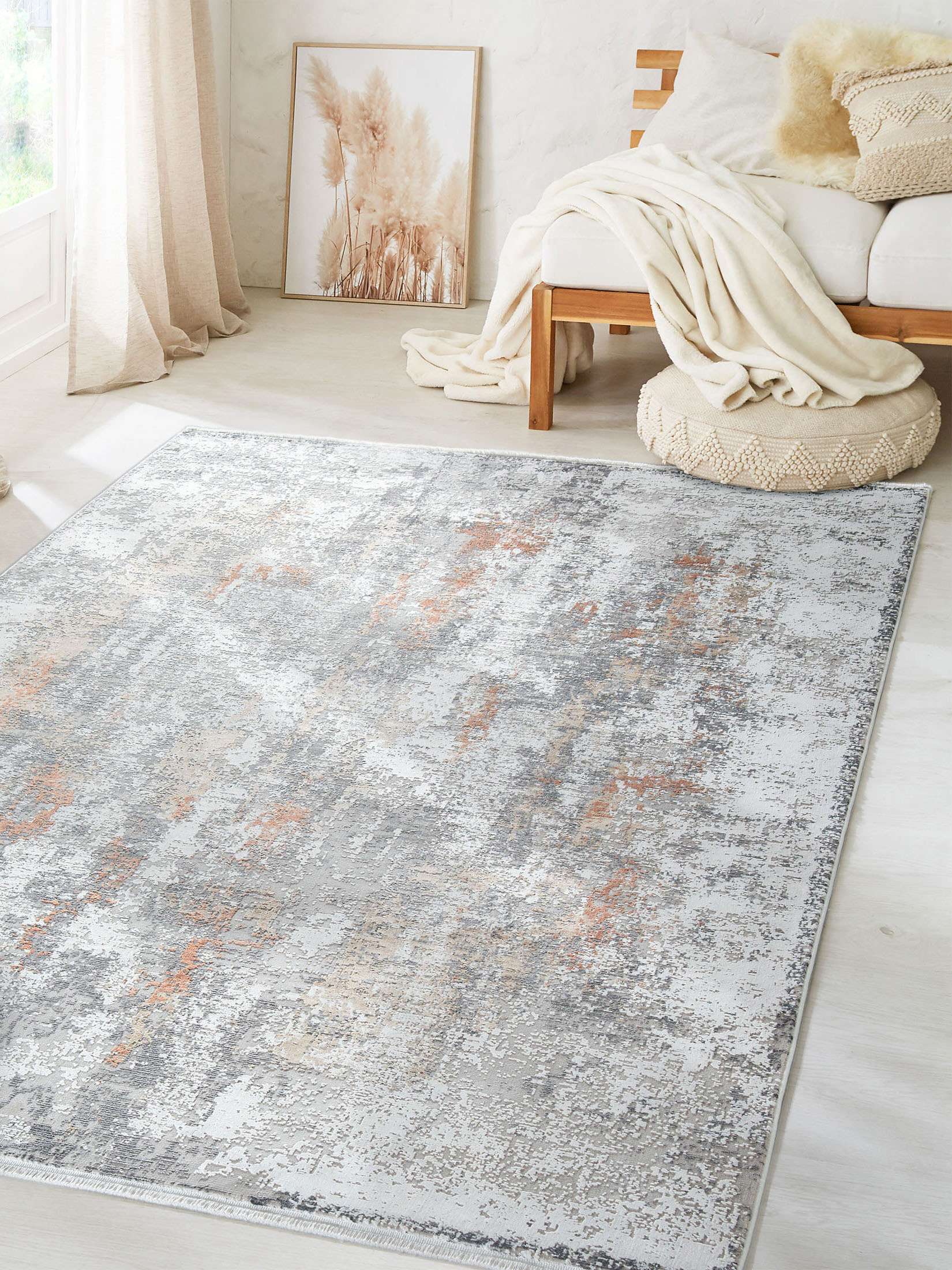 New Romance Vintage-Teppich, Kupfer