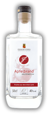 Feingeisterei Holsteiner Cox Apfelbrand Feingeisterei Holsteiner Cox Apfelbrand  0,5	 Liter - Vol 40%