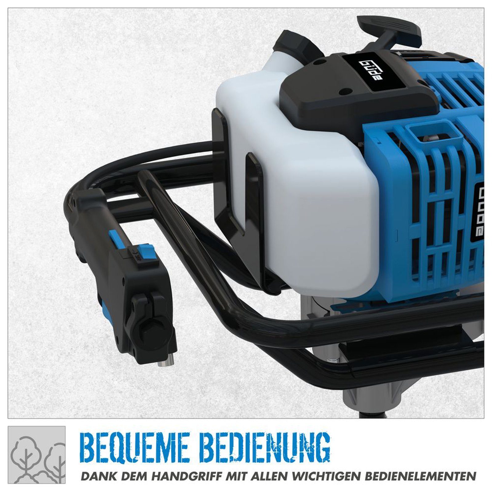 Güde Erdbohrer Güde Benzin Erdbohrer Erdlochbohrer Pfahlbohrer Zaunbohrer GE 1450.1