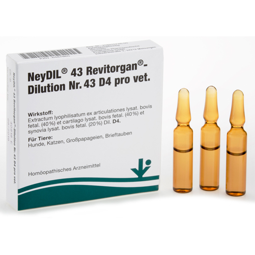 NEYDIL Nr.43 Revitorgan Dil.D 4 pro Ampullen vet.  5X2 ml  Ampullen