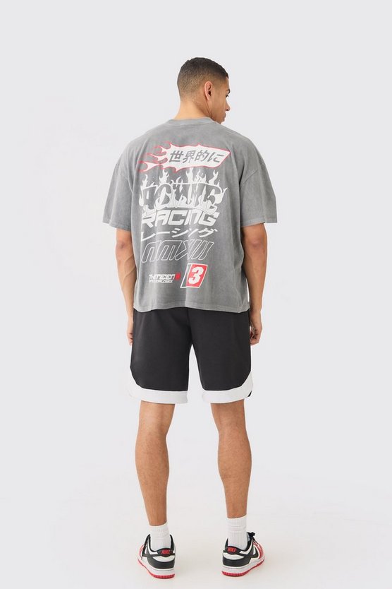 Official Basketball-Shorts mit Schnür-Detail