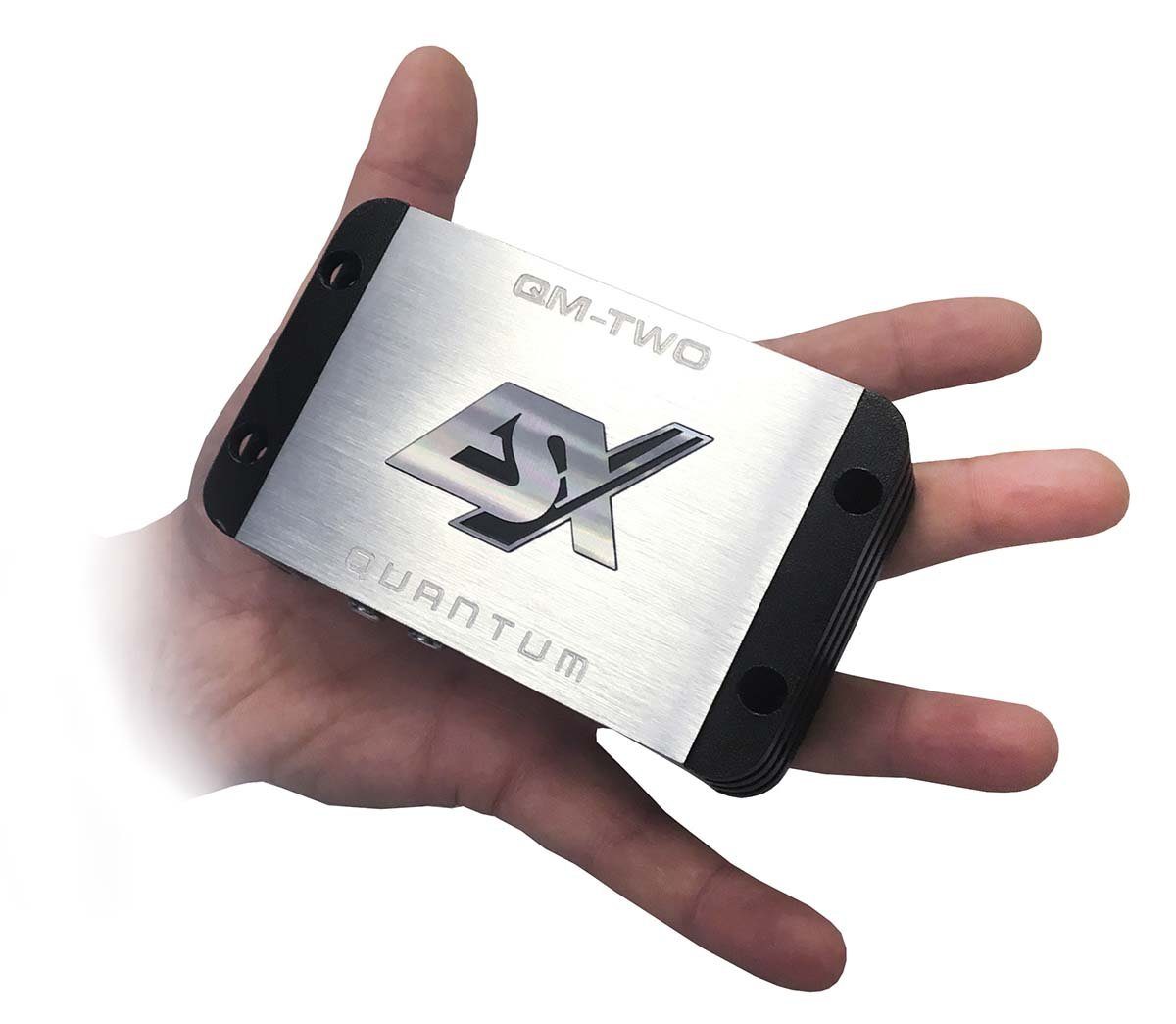 ESX QM-TWO V2 QUANTUM 2-Kanal Class D Mini Digital Verstärker Verstärker (Anzahl Kanäle: 2-Kanal)
