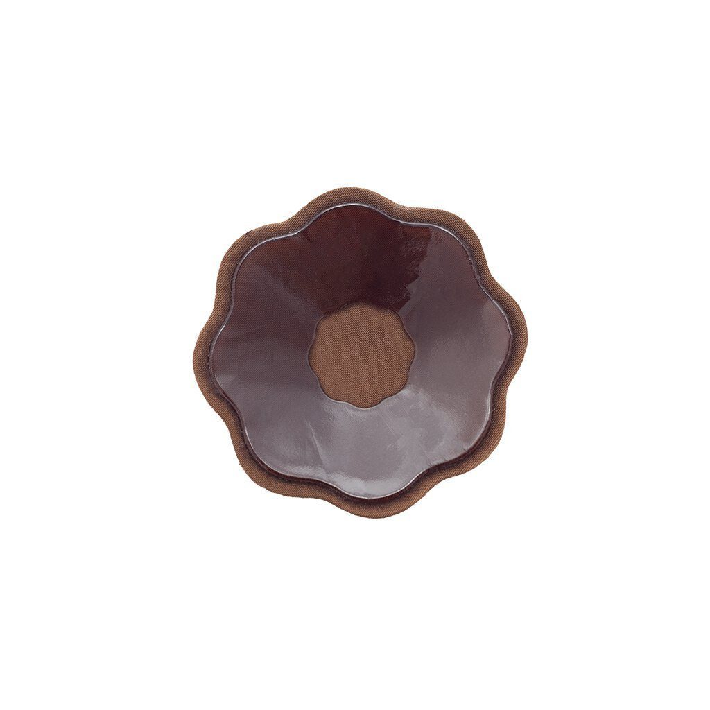 Bye Bra Brustwarzenabdeckung Bye Bra - Fabric Nipple Covers One-Size Brown (1 Paar)