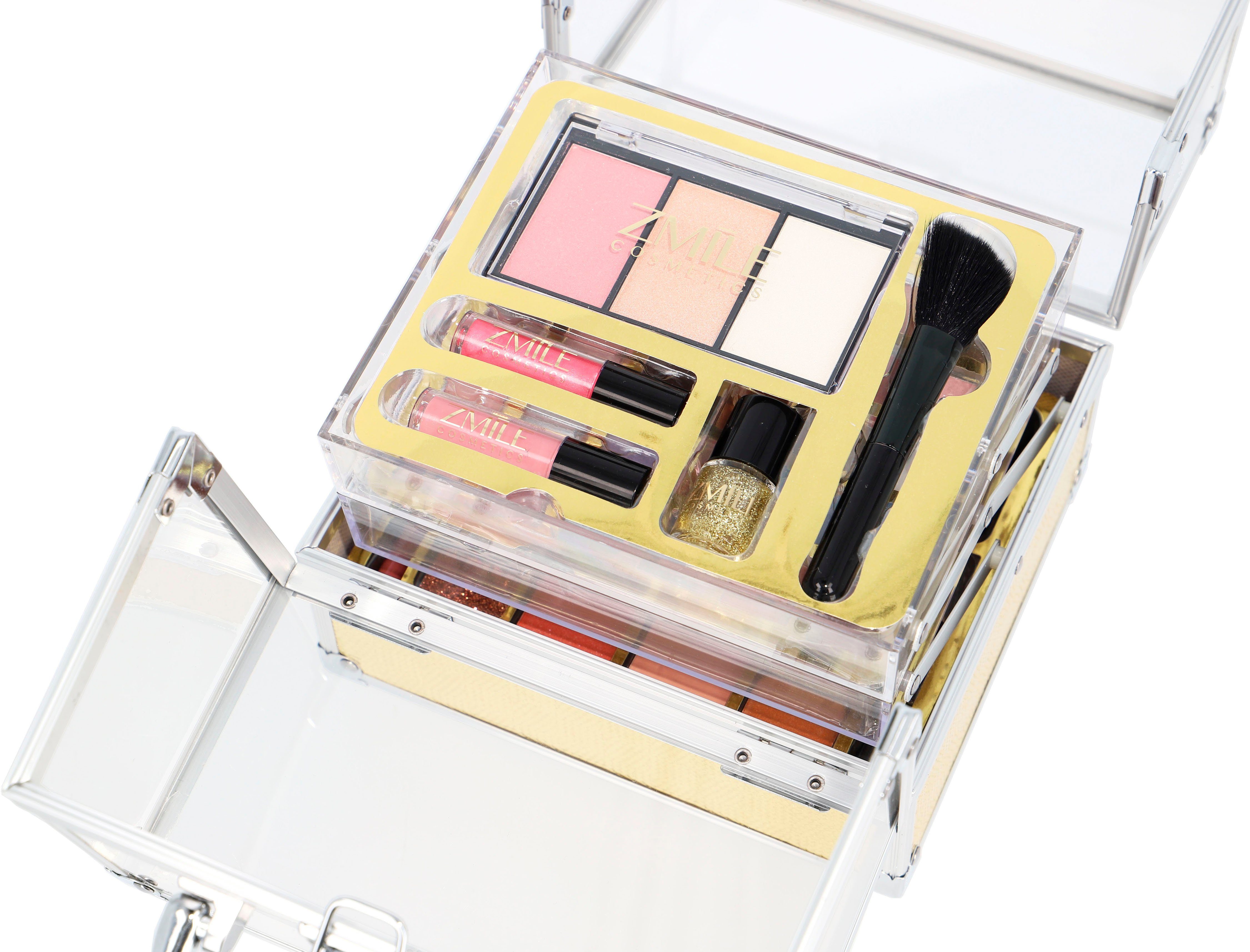 ZMILE COSMETICS Kosmetik-Koffer Glam, 64-tlg., vegane Kosmetik