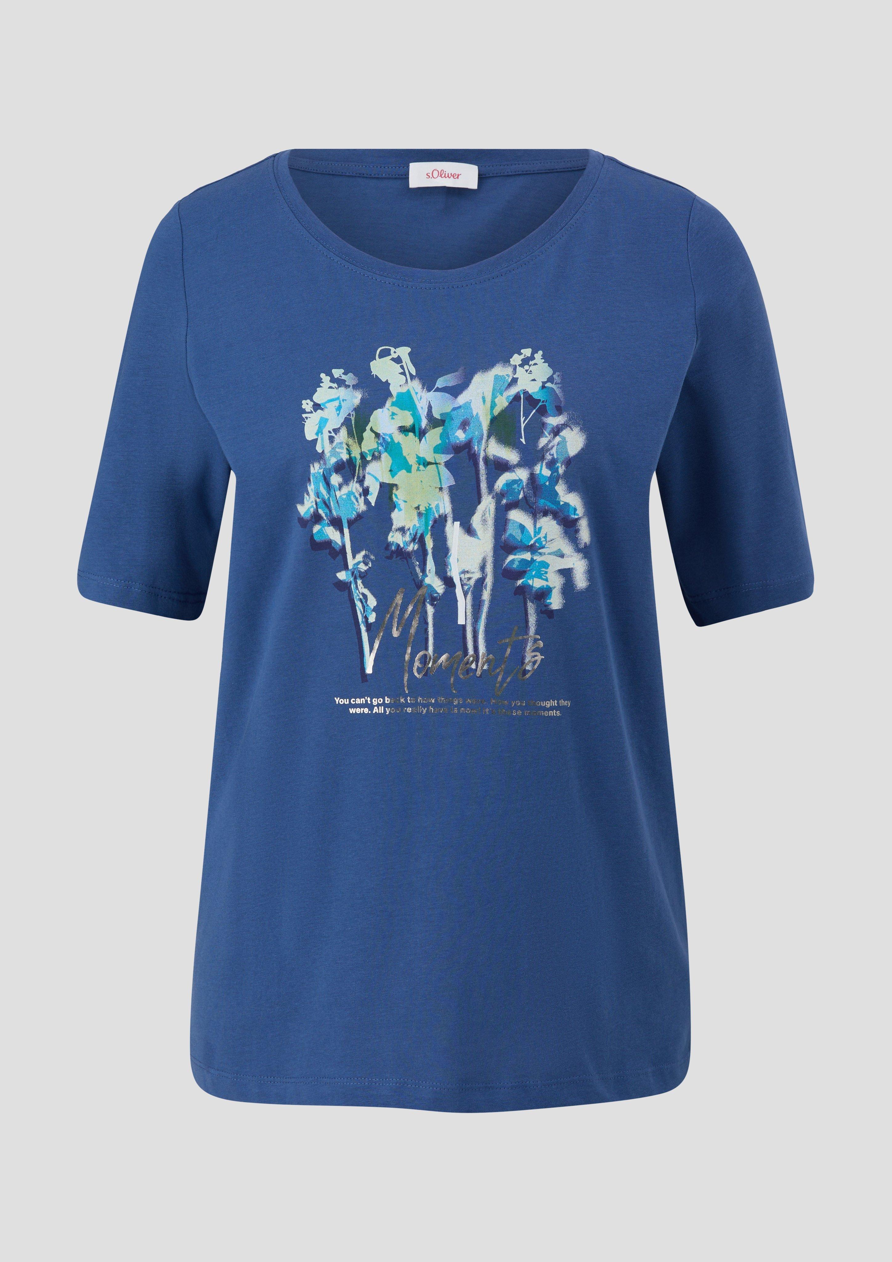 T-Shirt mit glänzendem Print  2136510-57D1