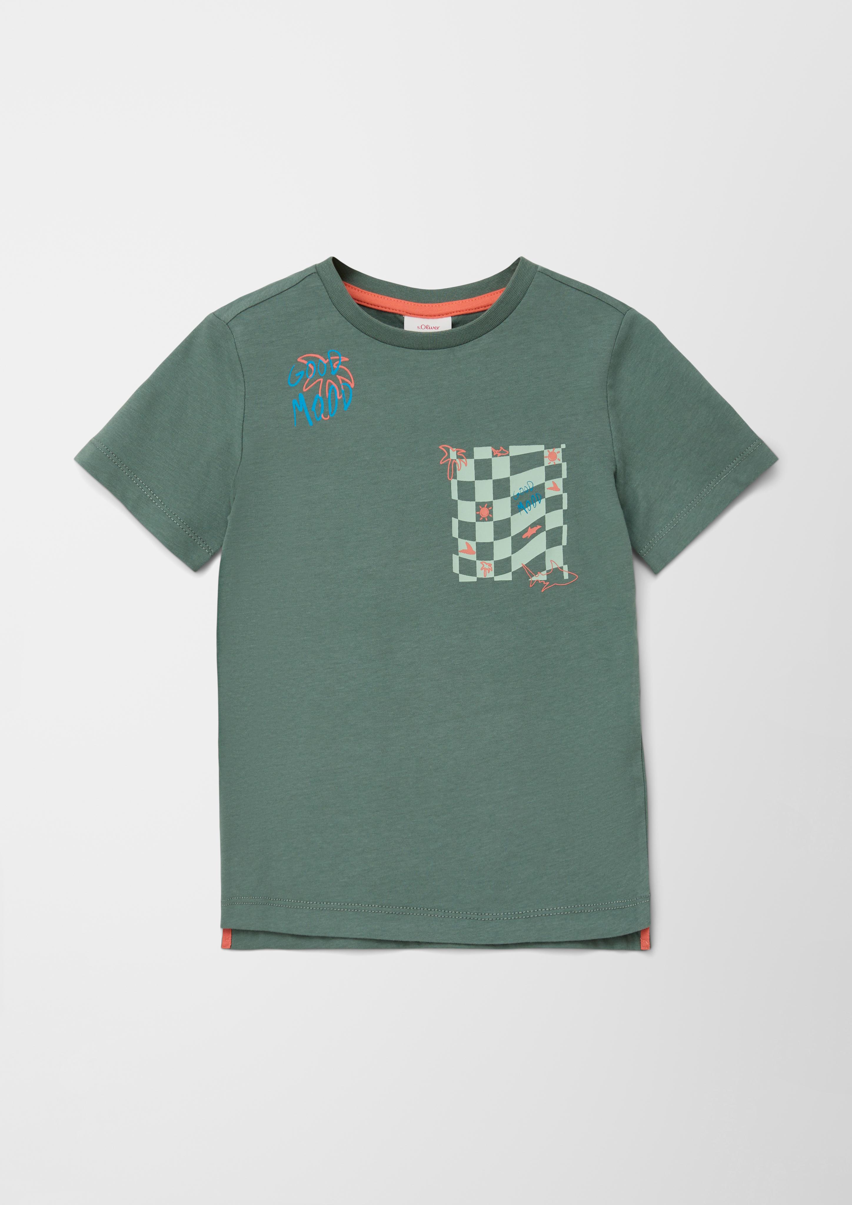 Print-T-Shirt aus Jersey  2130685-6714