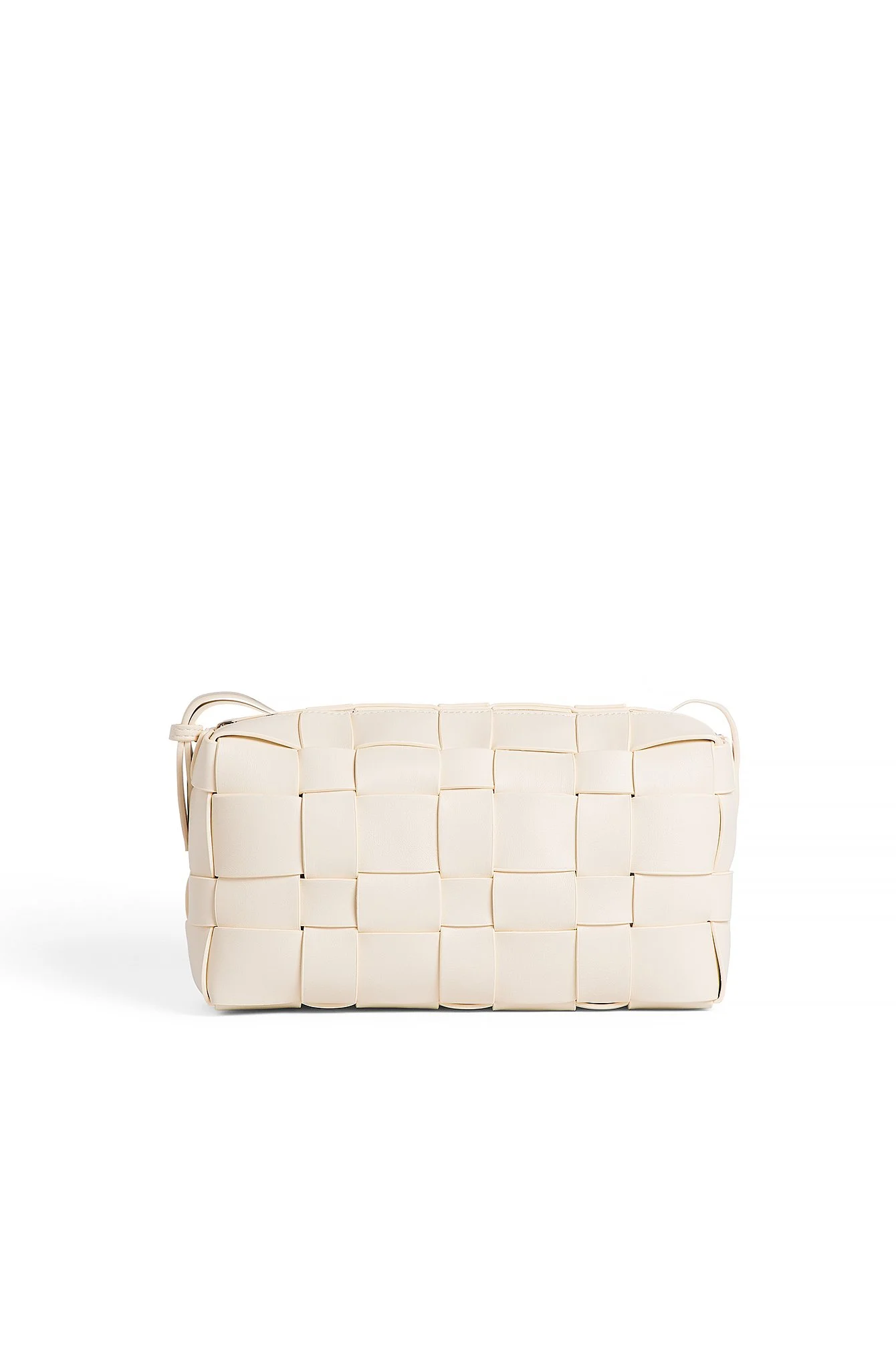 Geflochtene boxy Crossbody-Tasche