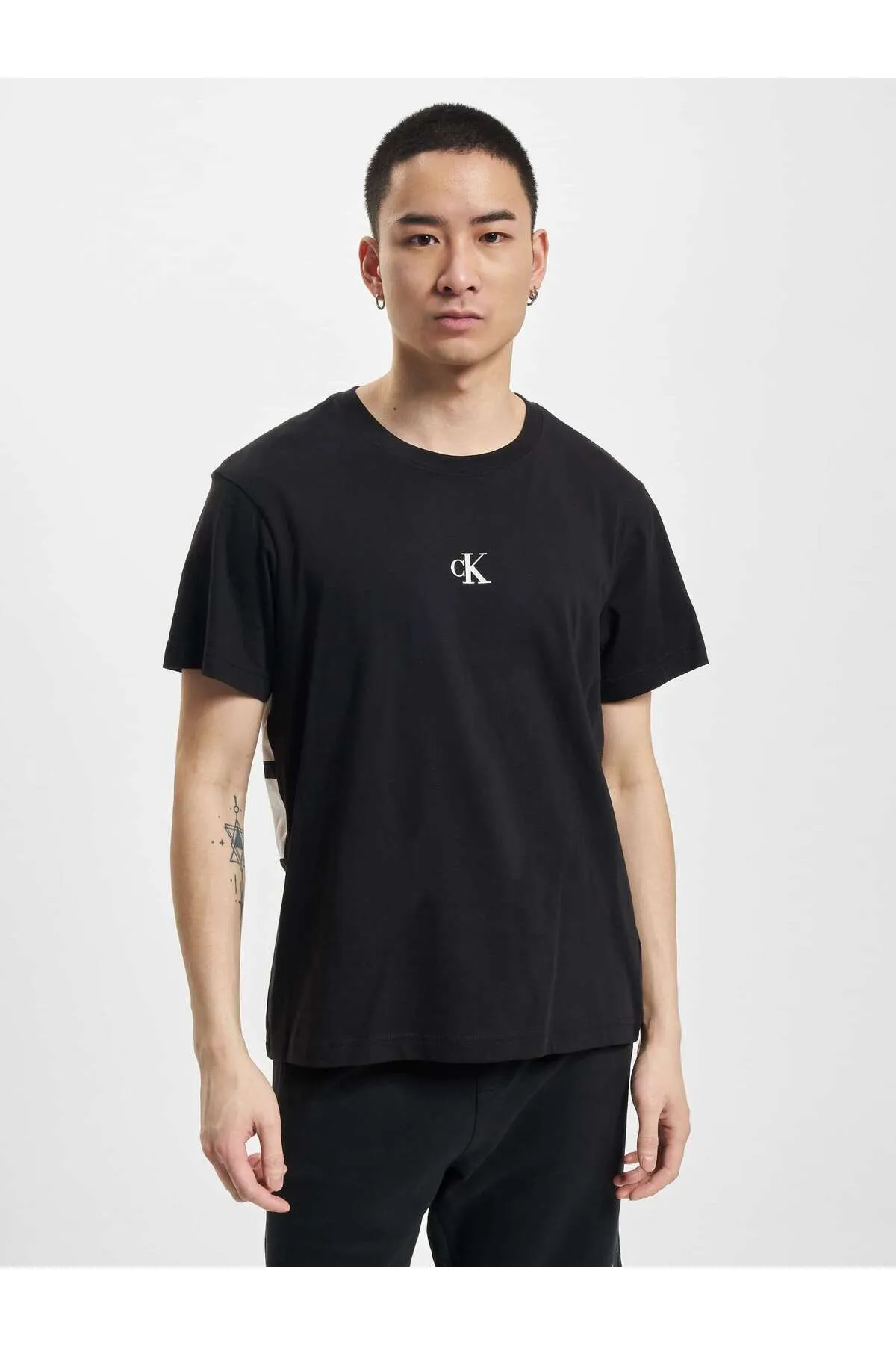 Calvin Klein  Herren Calvin Klein Jeans Stripe Colorblock T-Shirt