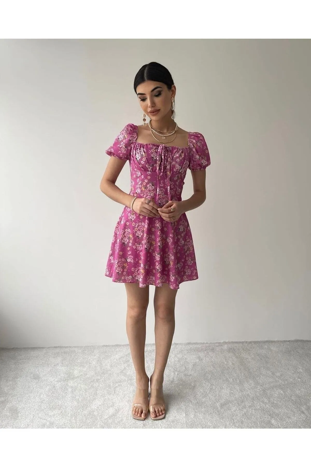 Afiş Butik  Kleid - Rosa - Mini
