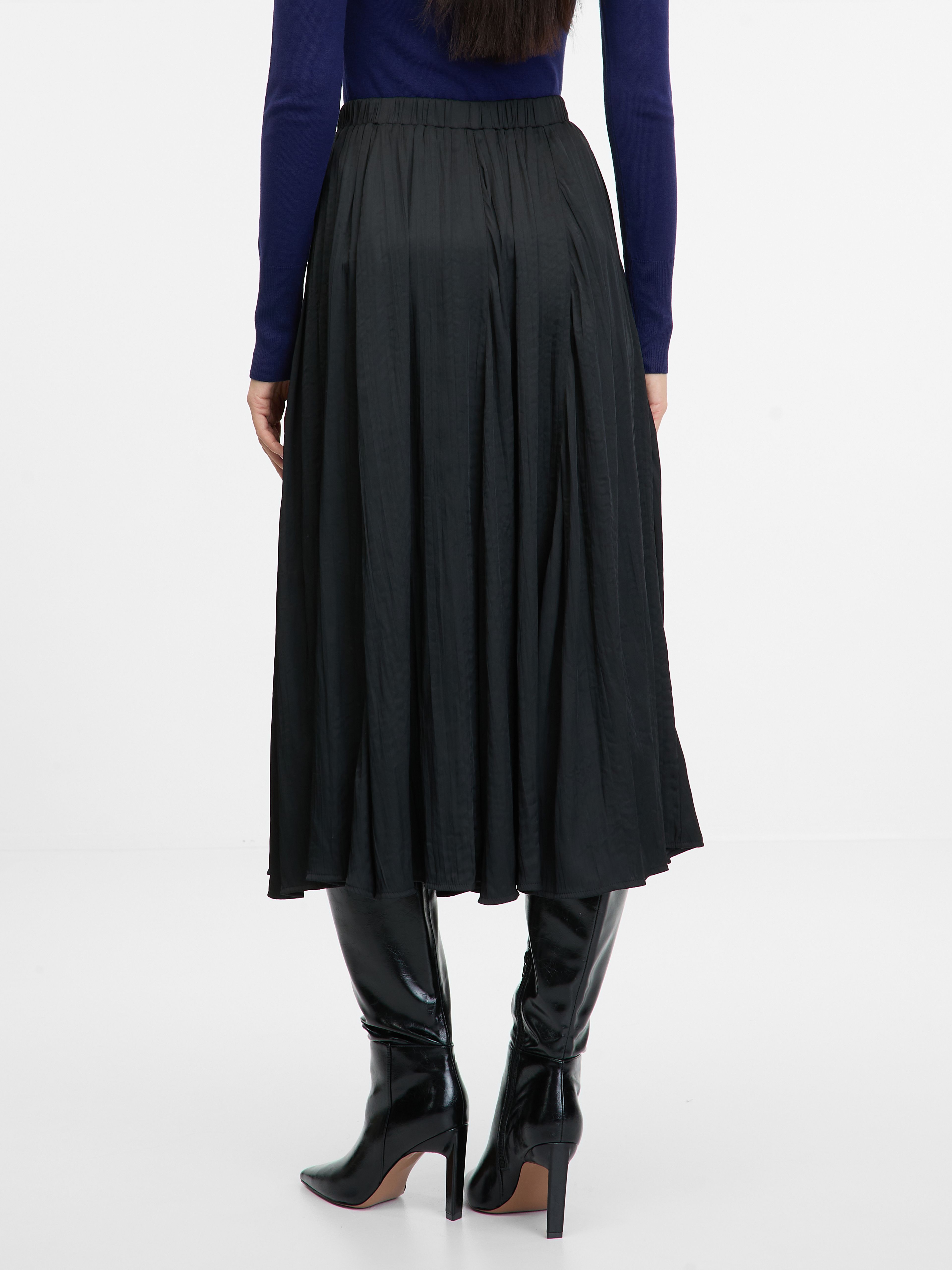 Schwarzer Damen-Midirock ORSAY